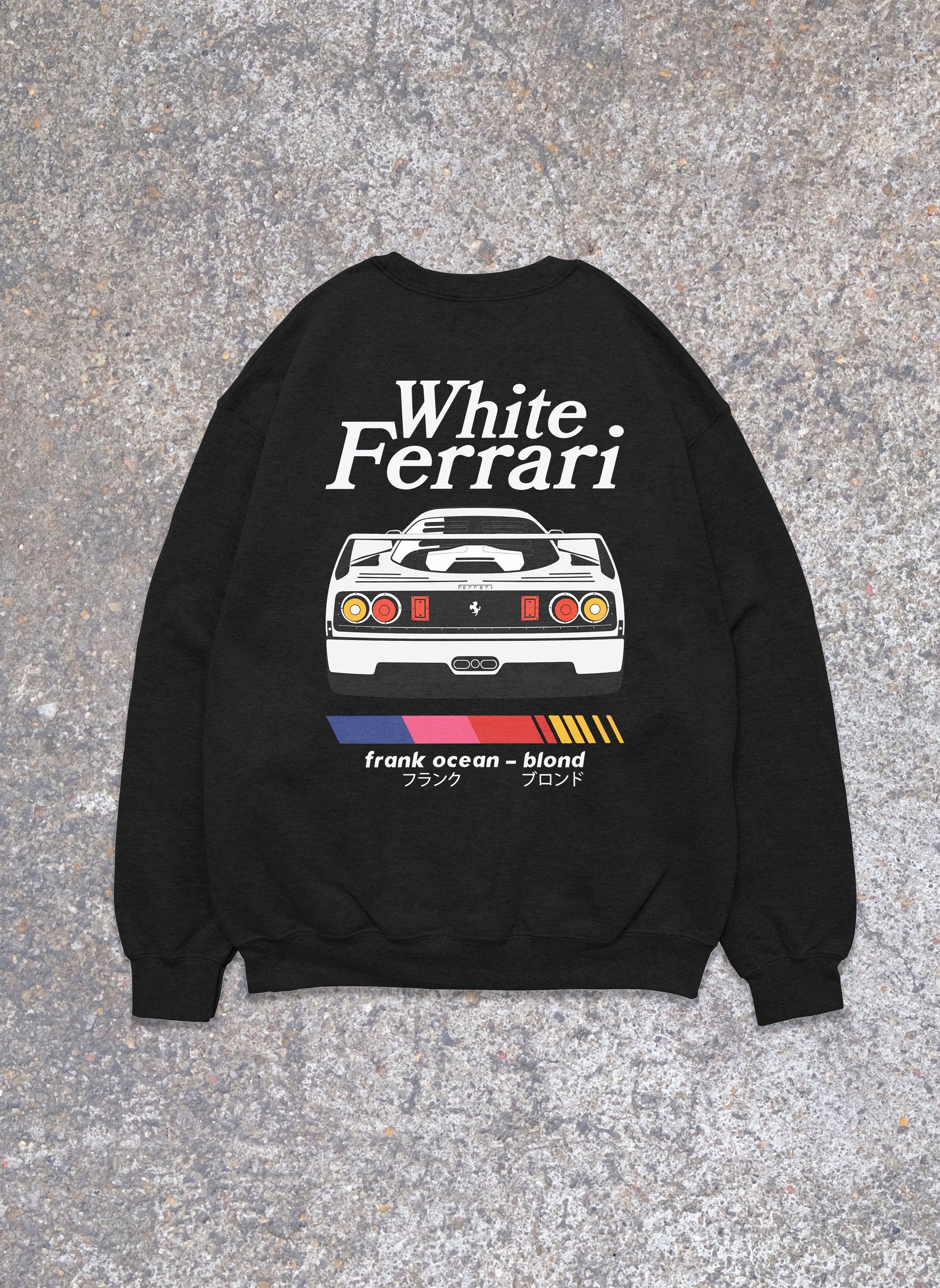 Blonde Ferrari F&B Black Sweatshirt