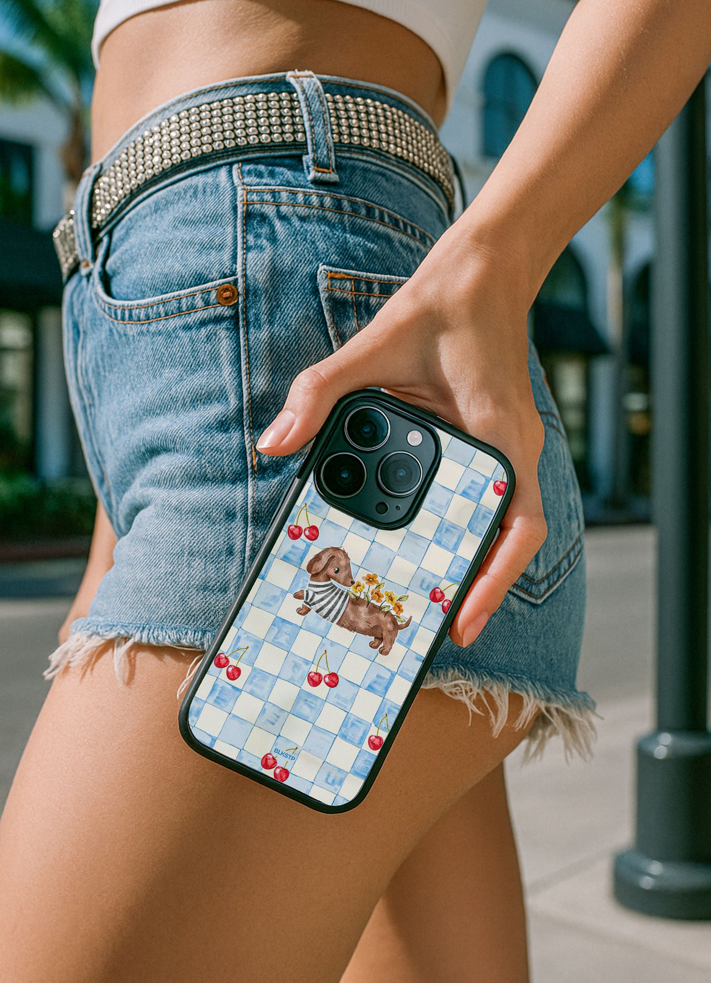 Cherry Pup iPhone Case