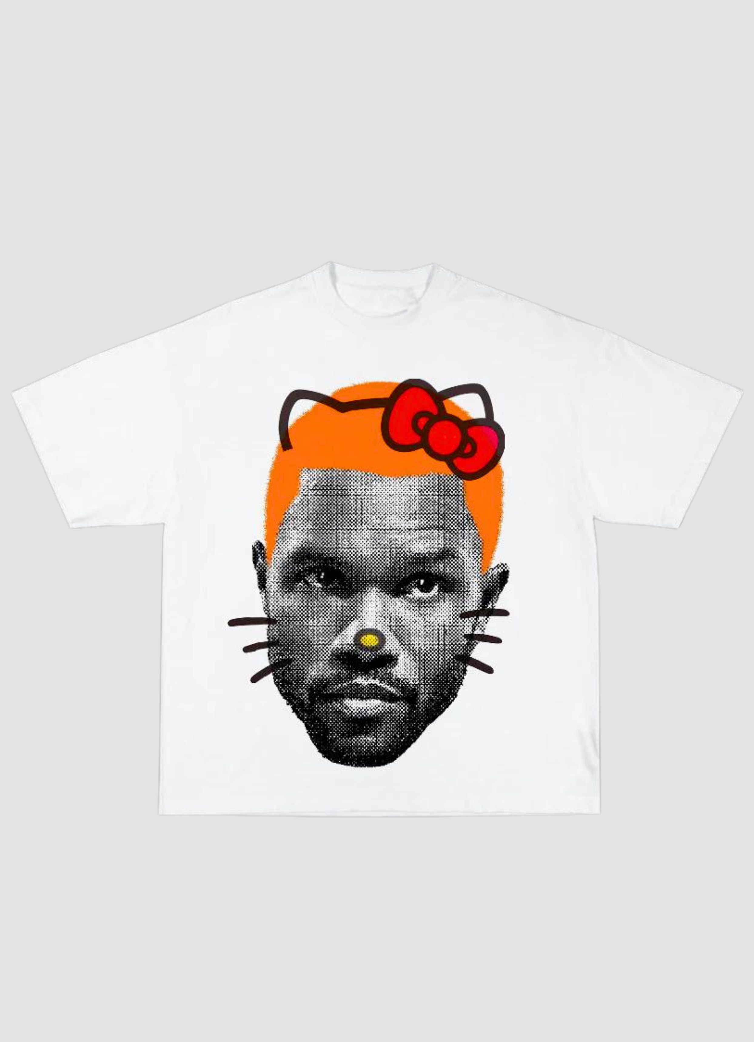 Frank ocean Orange Kitty Oversized Tshirt