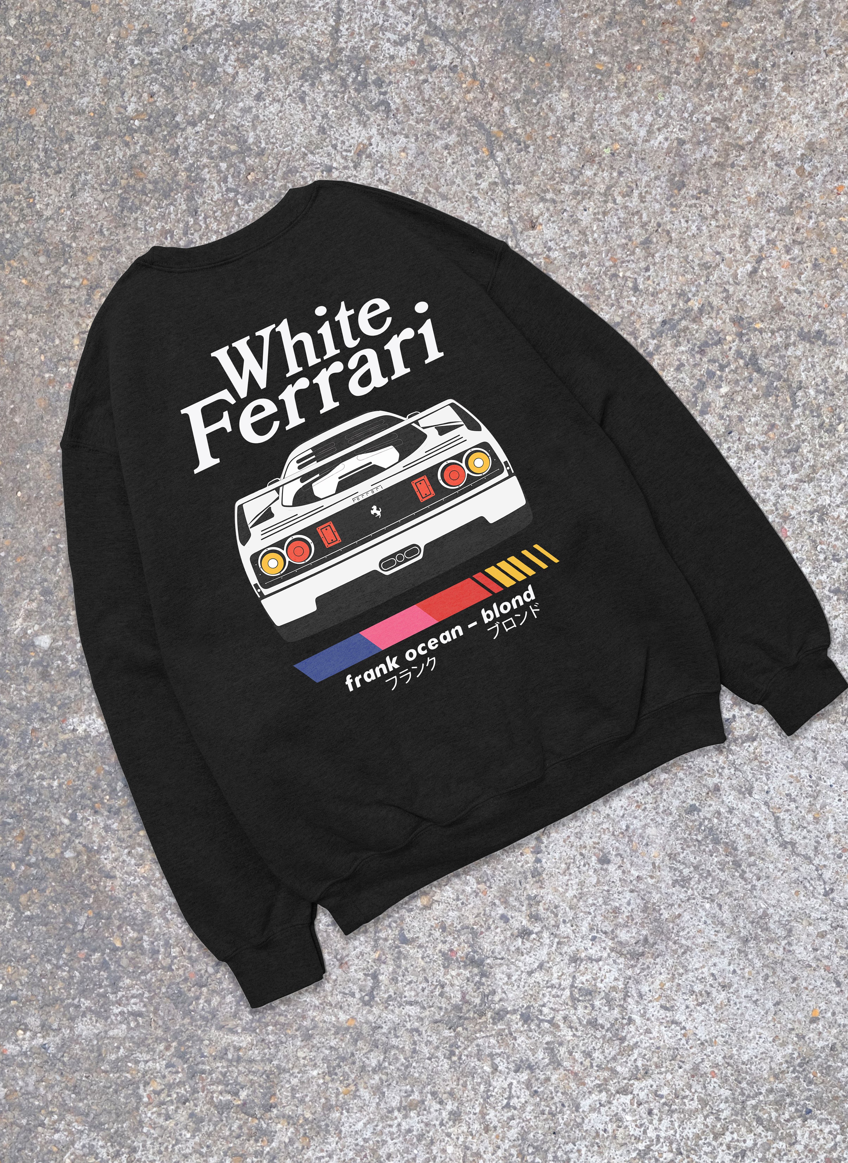 Blonde Ferrari F&B Black Sweatshirt