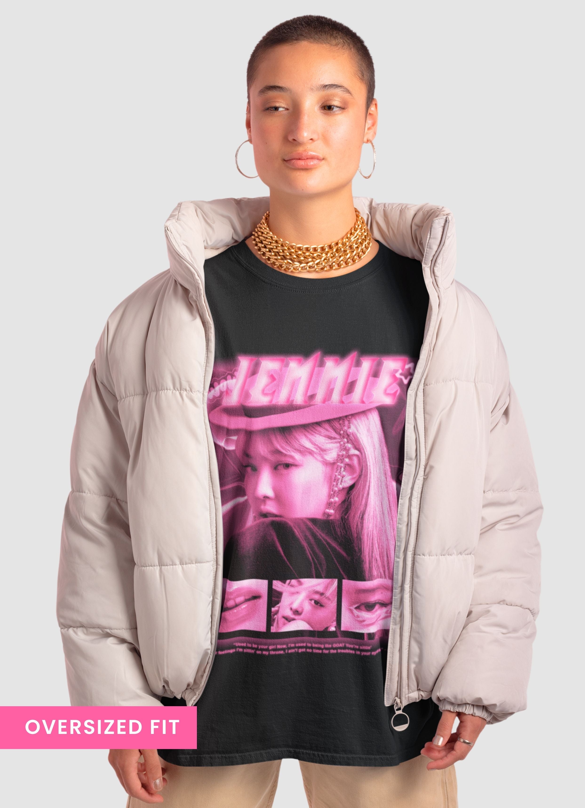 Jennie Bias Oversized Unisex Tshirt