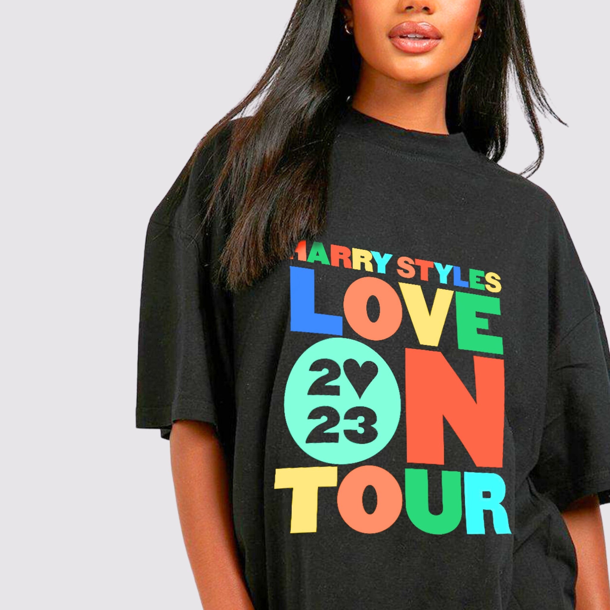 Harry Styles Tour Logo Oversized Tshirt