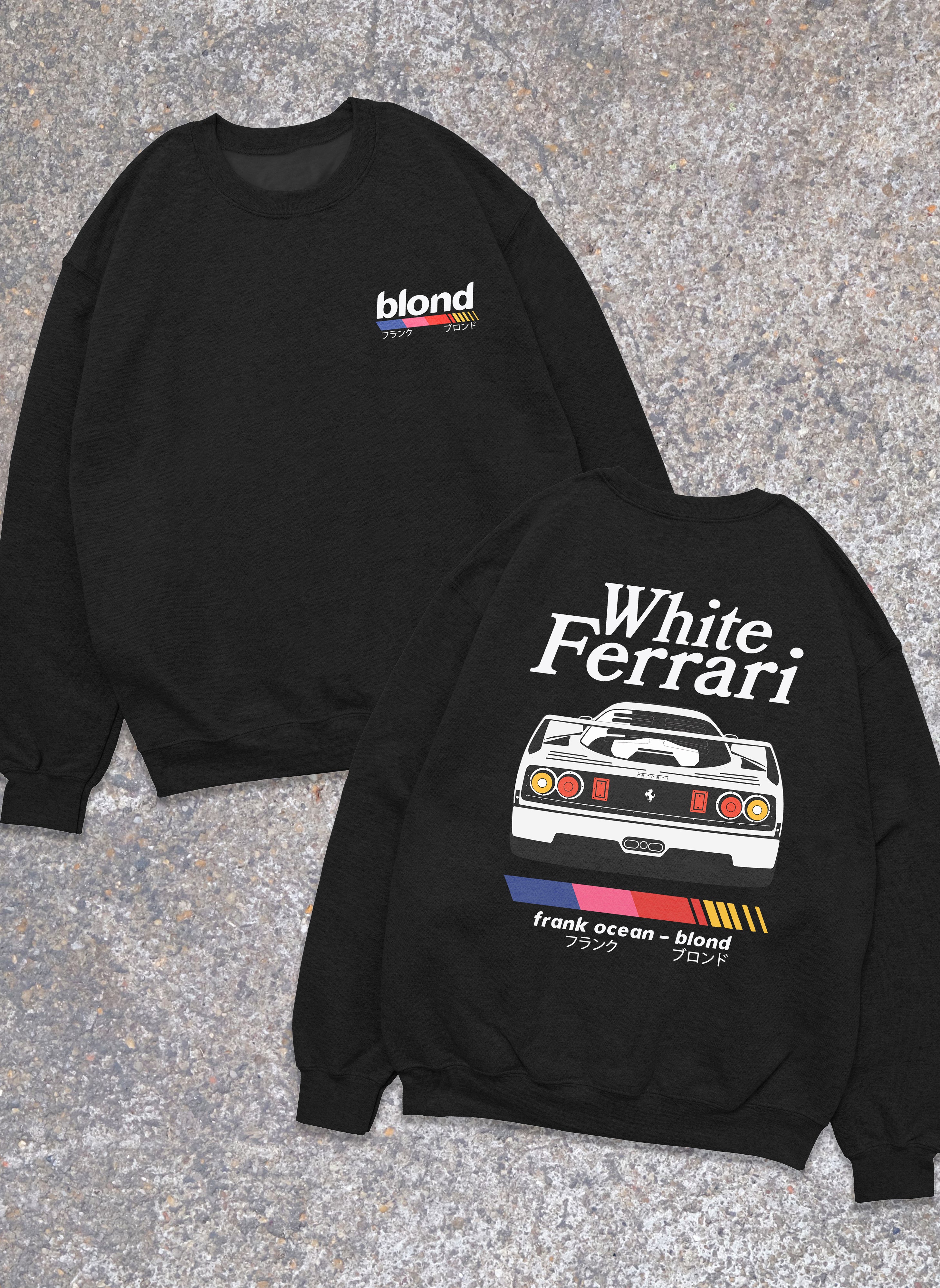 Blonde Ferrari F&B Black Sweatshirt