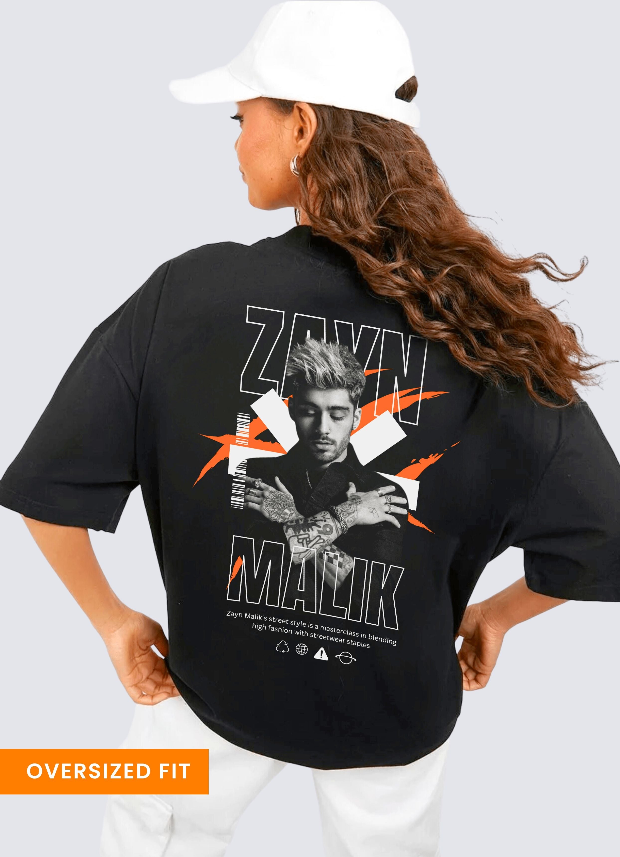 Zayn Malik V1  Oversized Back T-shirt BFS