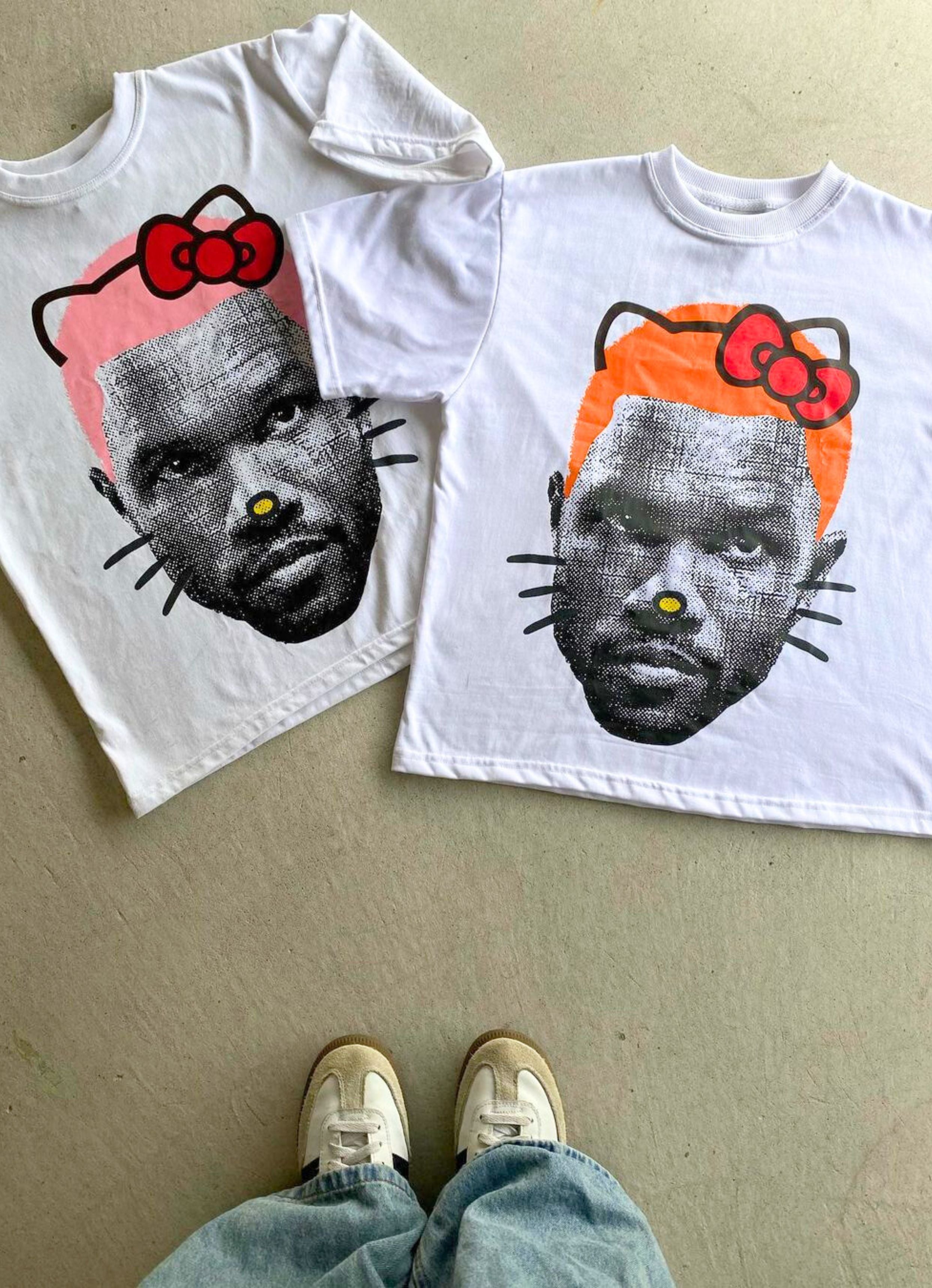 Frank ocean Pink Kitty Oversized Tshirt