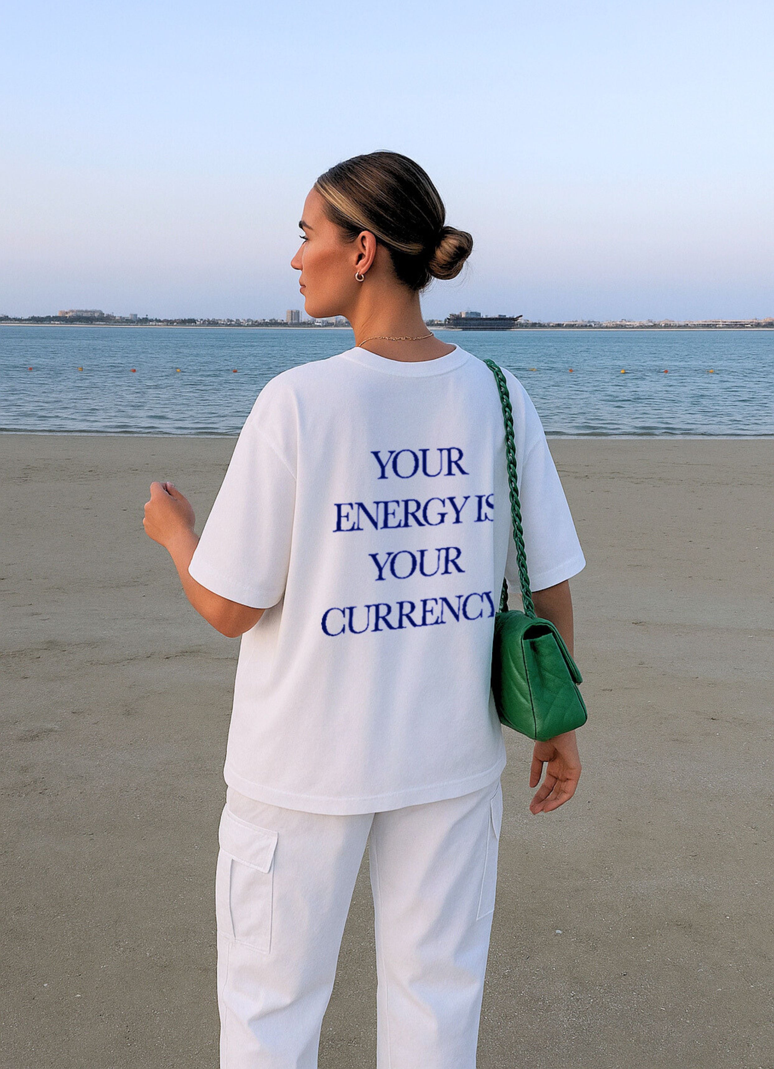Your Energy Is Your Currency Oversized T-shirt