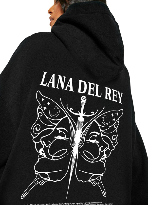 Lana Del Rey Butterfly Back Hoodie
