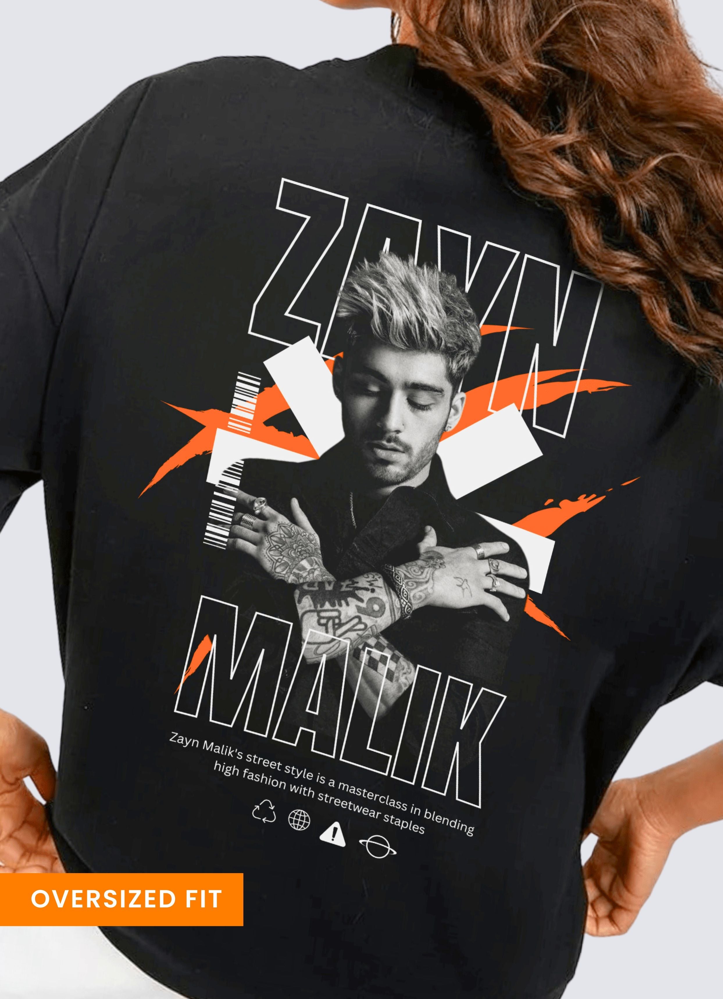 Zayn Malik V1  Oversized Back T-shirt BFS