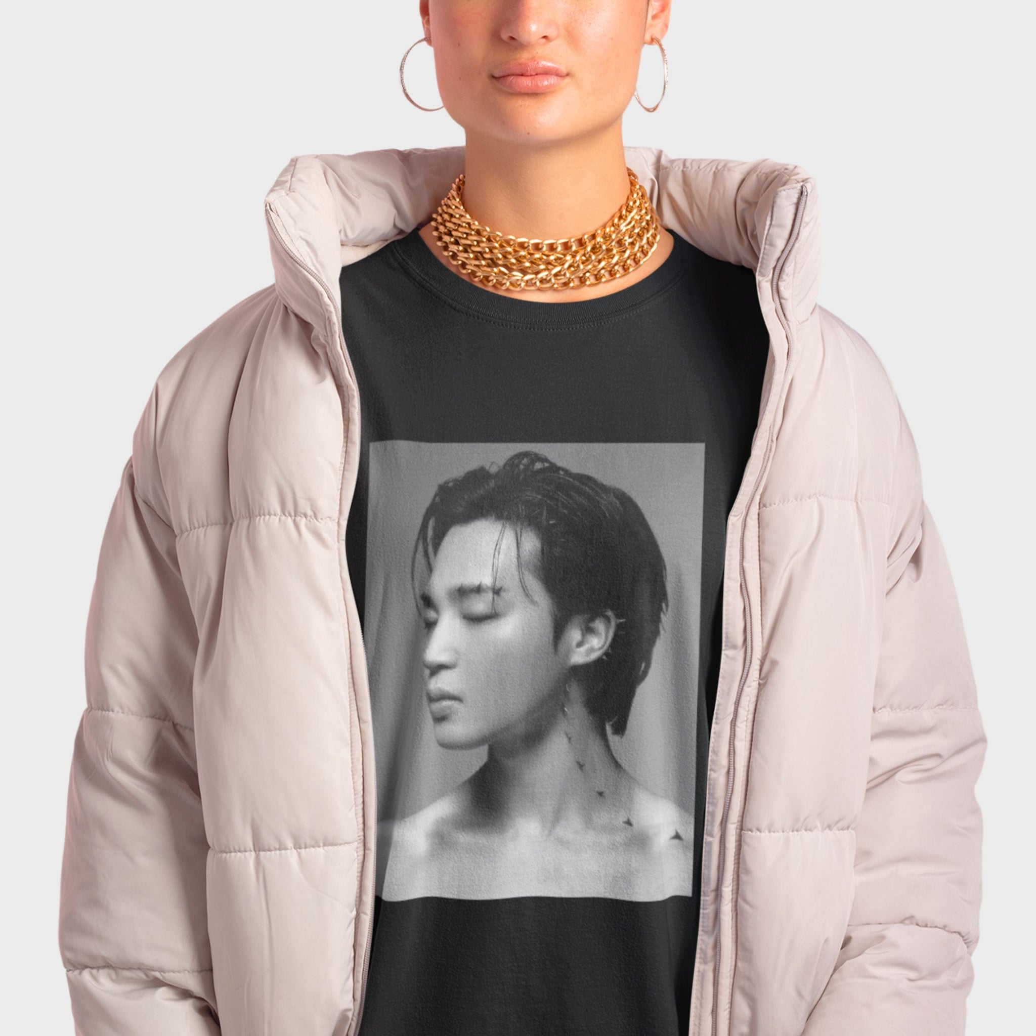 Jimin Face Album Oversized T-shirt | BFS