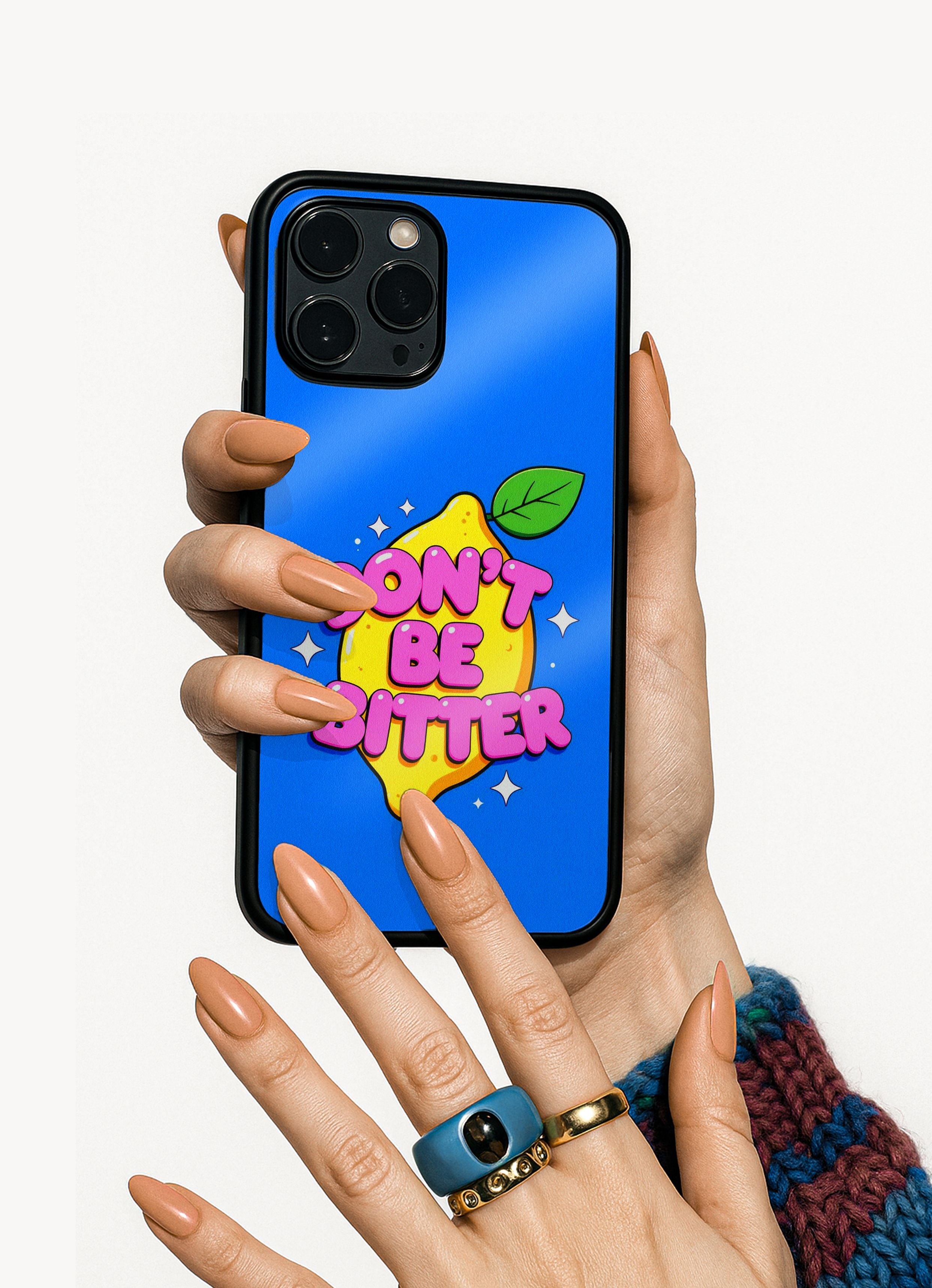 Don't Be Bitter iPhone case