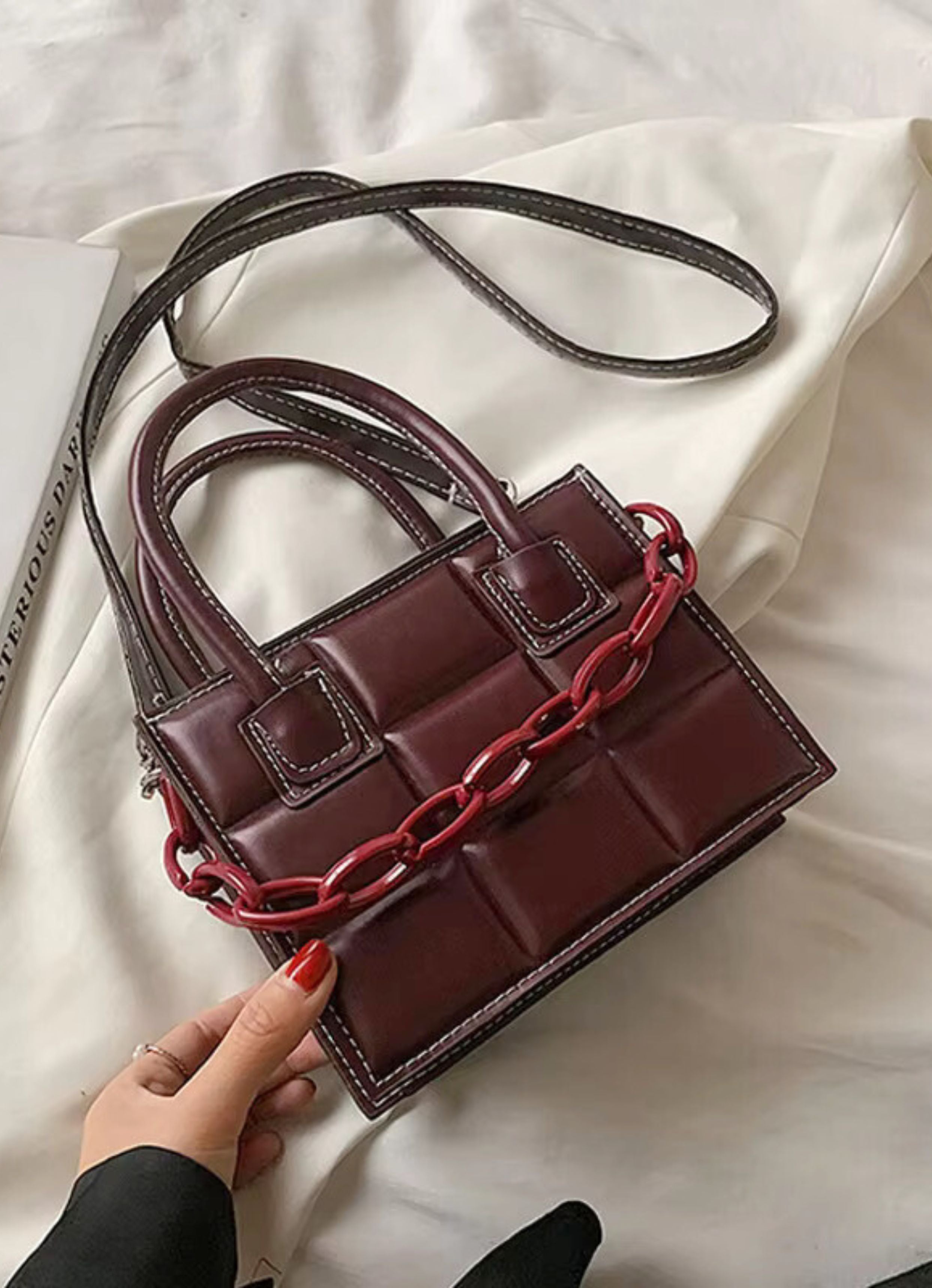 Versatile Maroon Bag