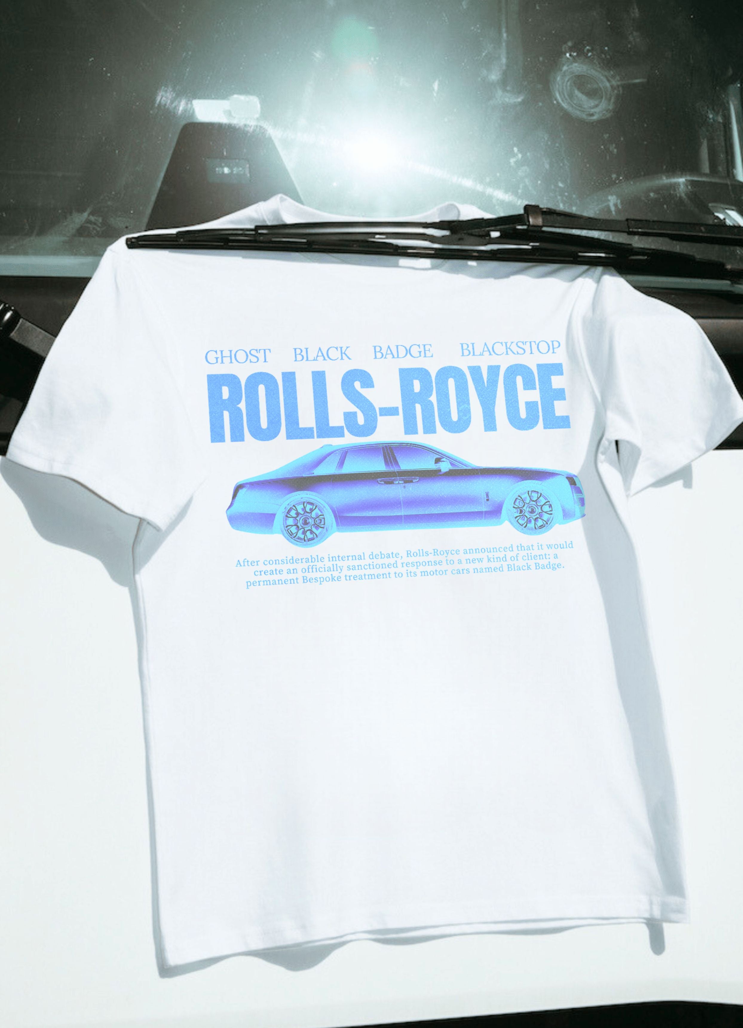 Rolls-Royce Ver 1 White Oversized T-shirt