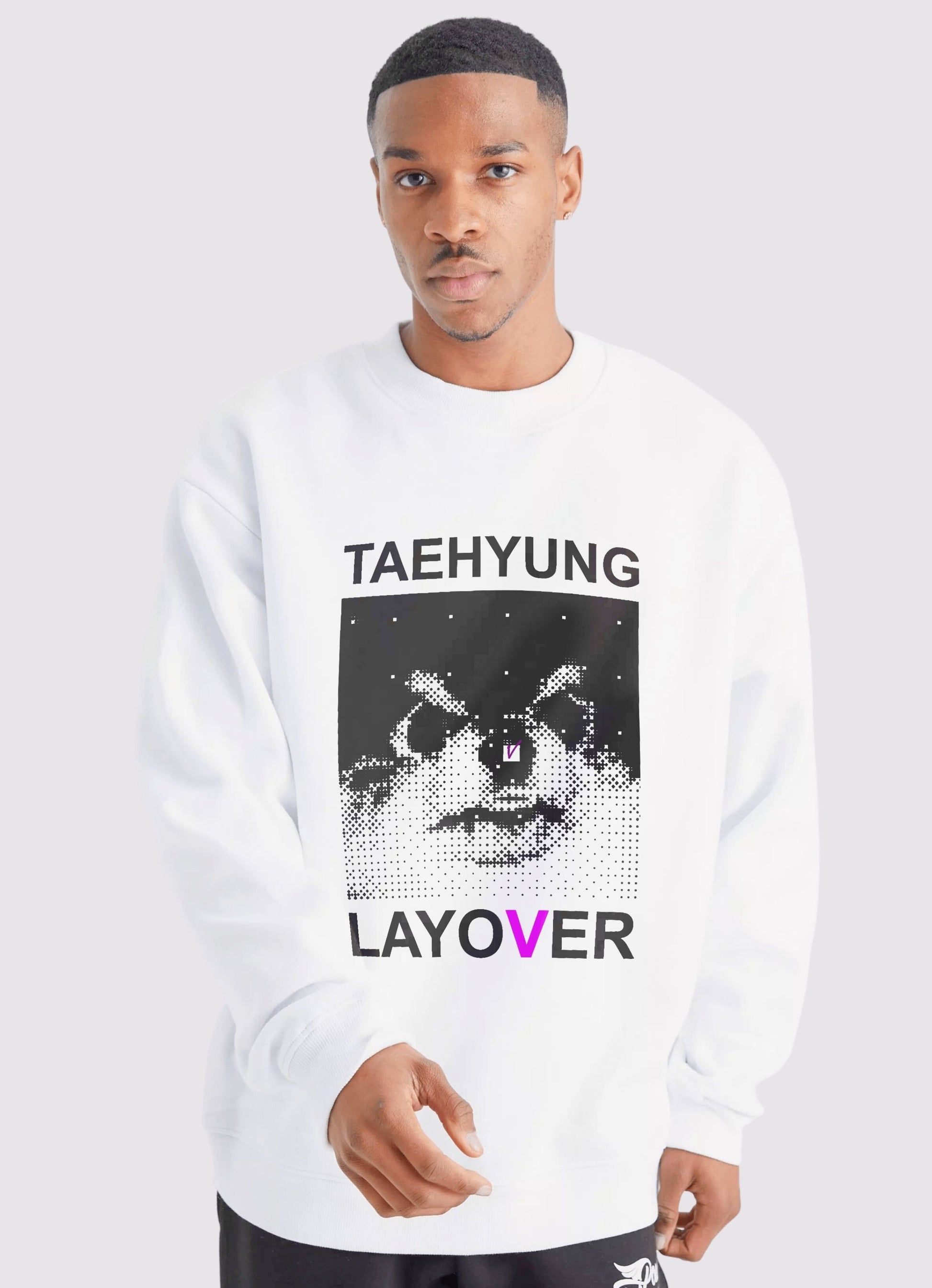 Layover V Sweatshirt, Layover Album Track Shirt, Kim Taehyung