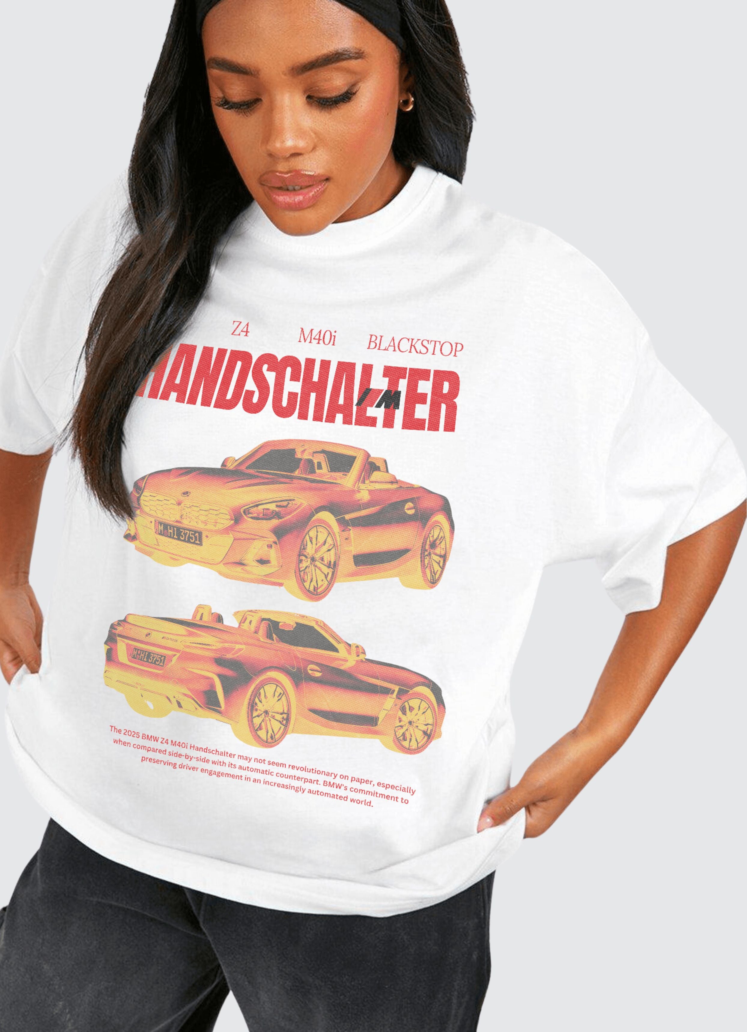 Bmw Handschalter V2 Oversized T-shirt