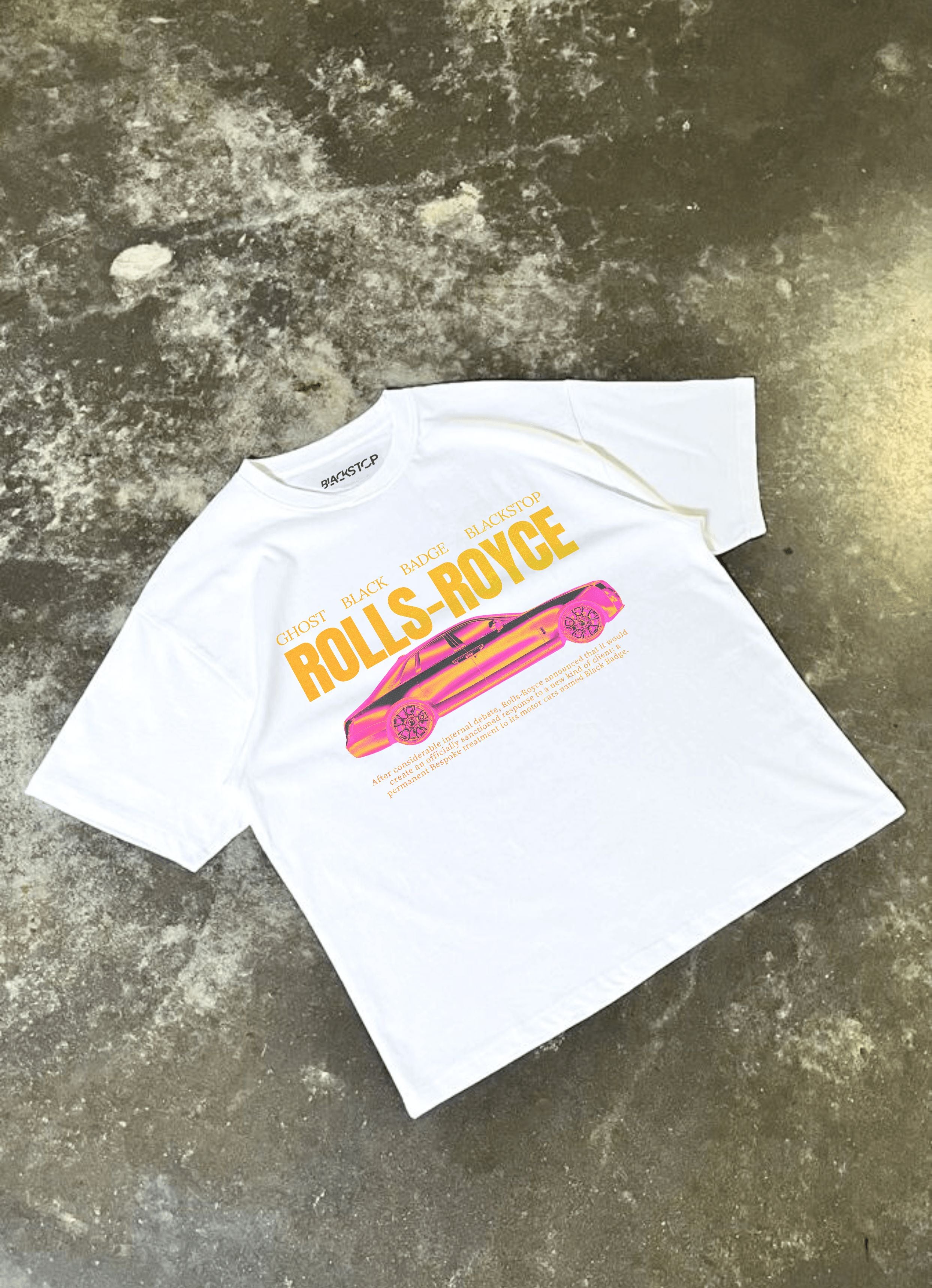 Rolls-Royce Ver 2 White Oversized T-shirt