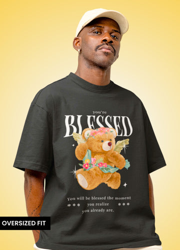 Bear Streetwear Oversized Unisex T-shirt #12