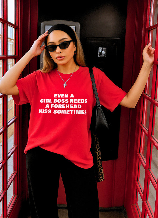 Even A Girl Boss Oversized Tshirt