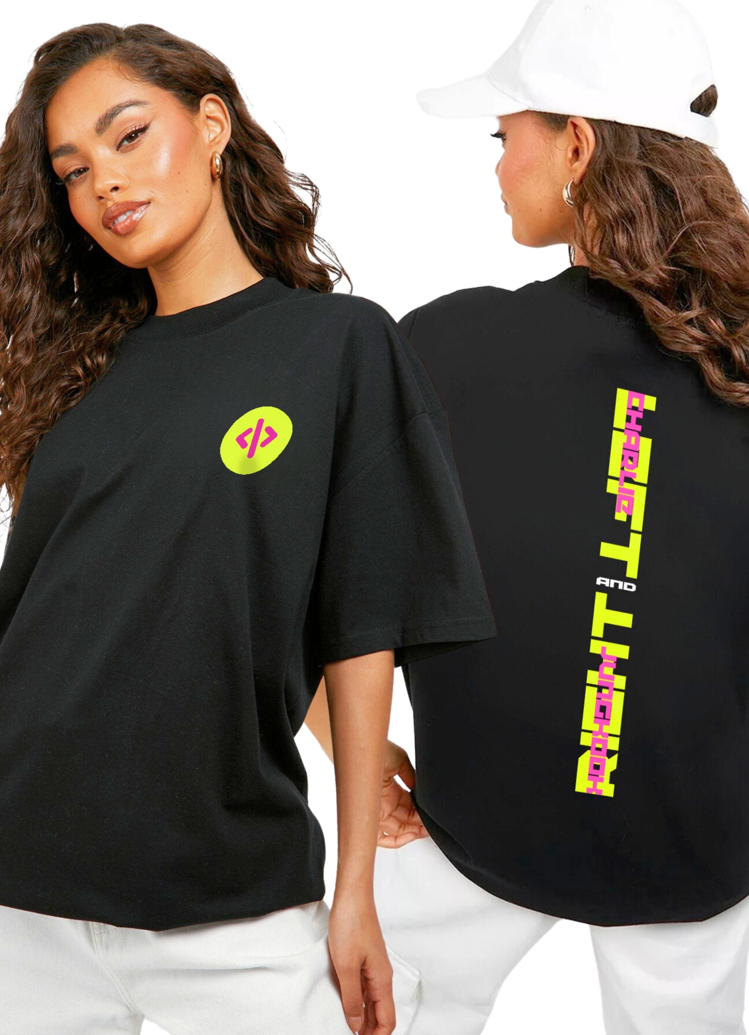 Left & Right FB Oversized Tshirt