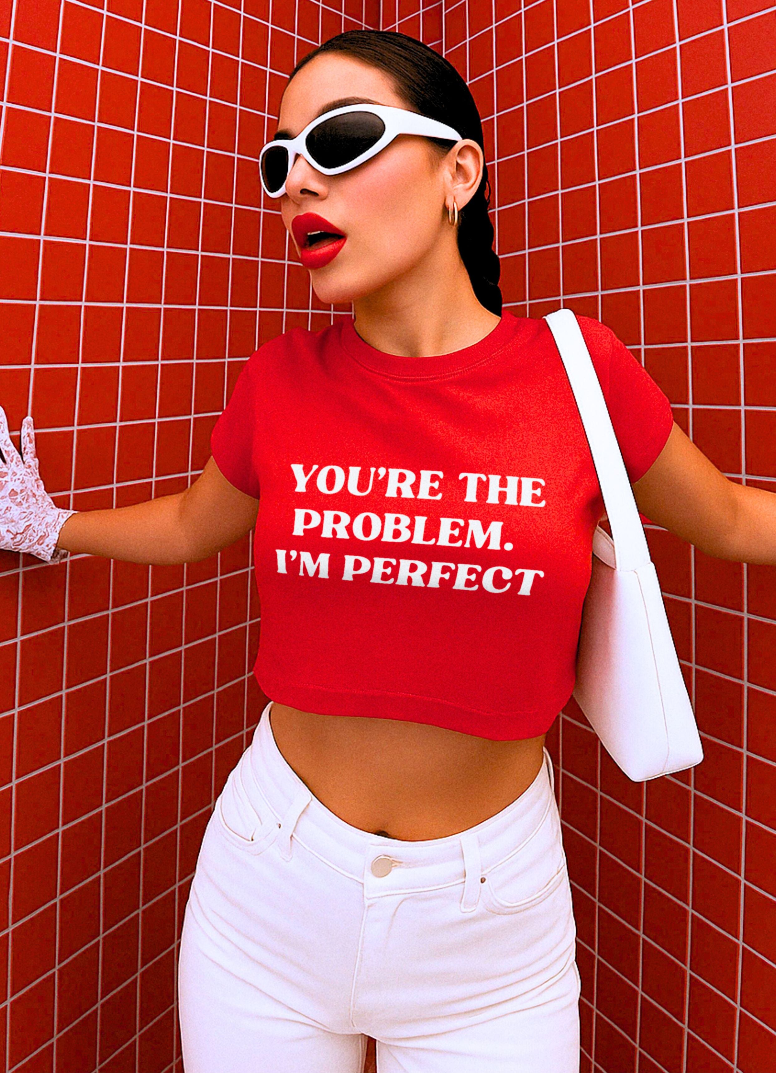 You're The Problem Crop Top
