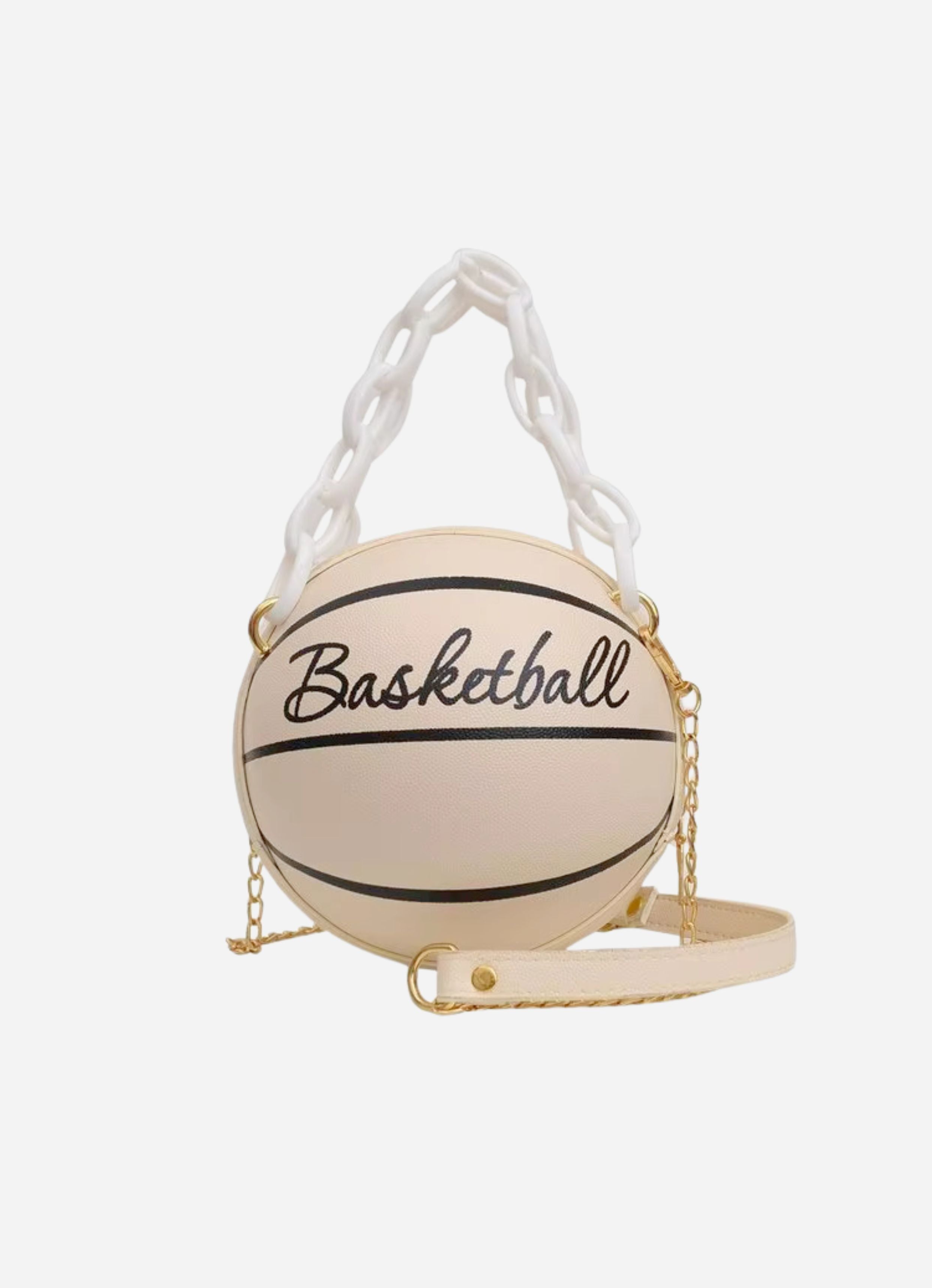 Basketball White Bag