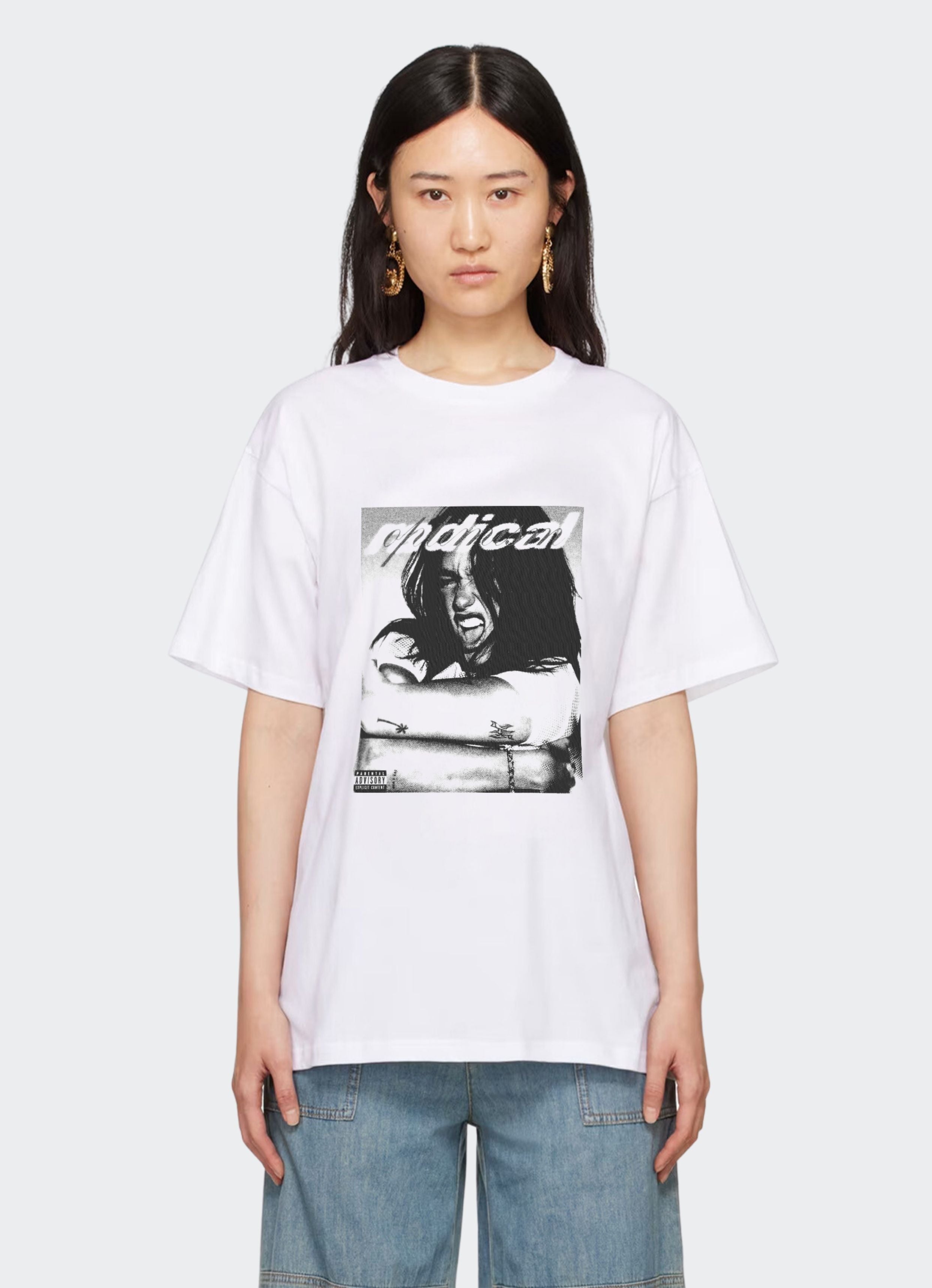 Radical Optimism B&W Oversized Tshirt