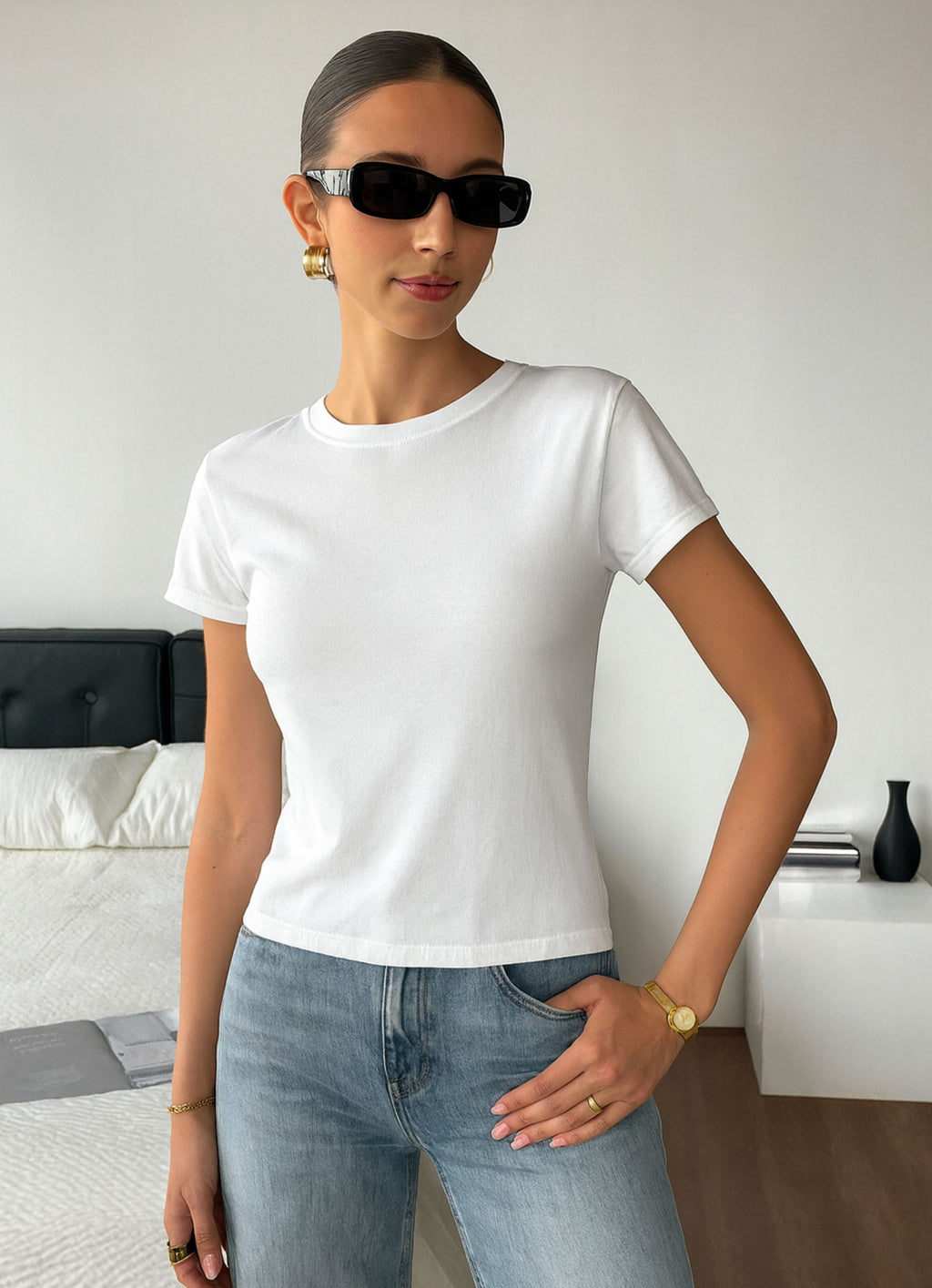 Basic Regular Fit Unisex - White