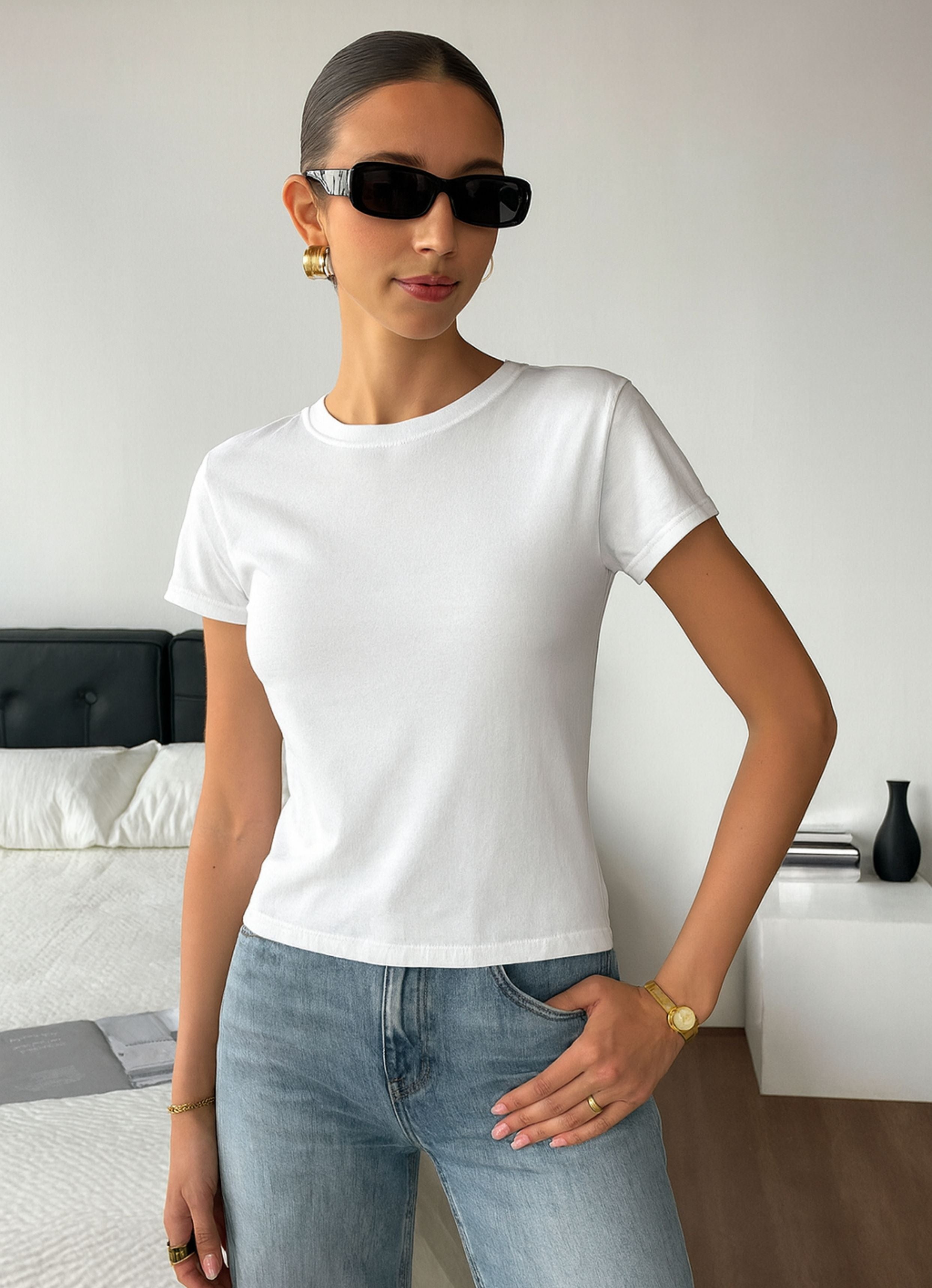 Basic Regular Fit Unisex - White