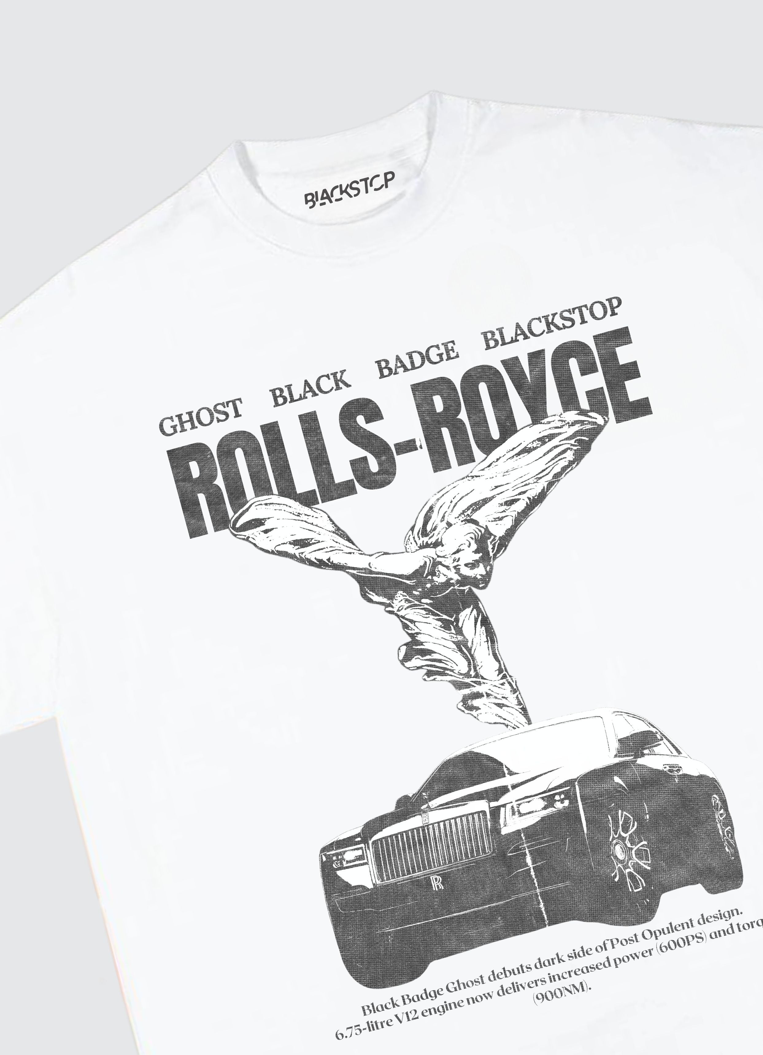 Rolls-Royce Angel White Oversized T-shirt