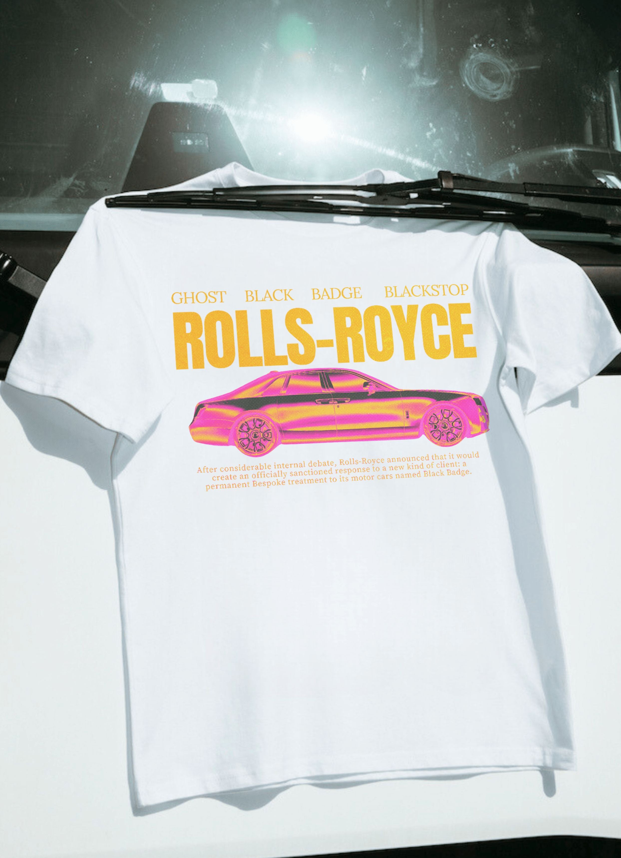 Rolls-Royce Ver 2 White Oversized T-shirt