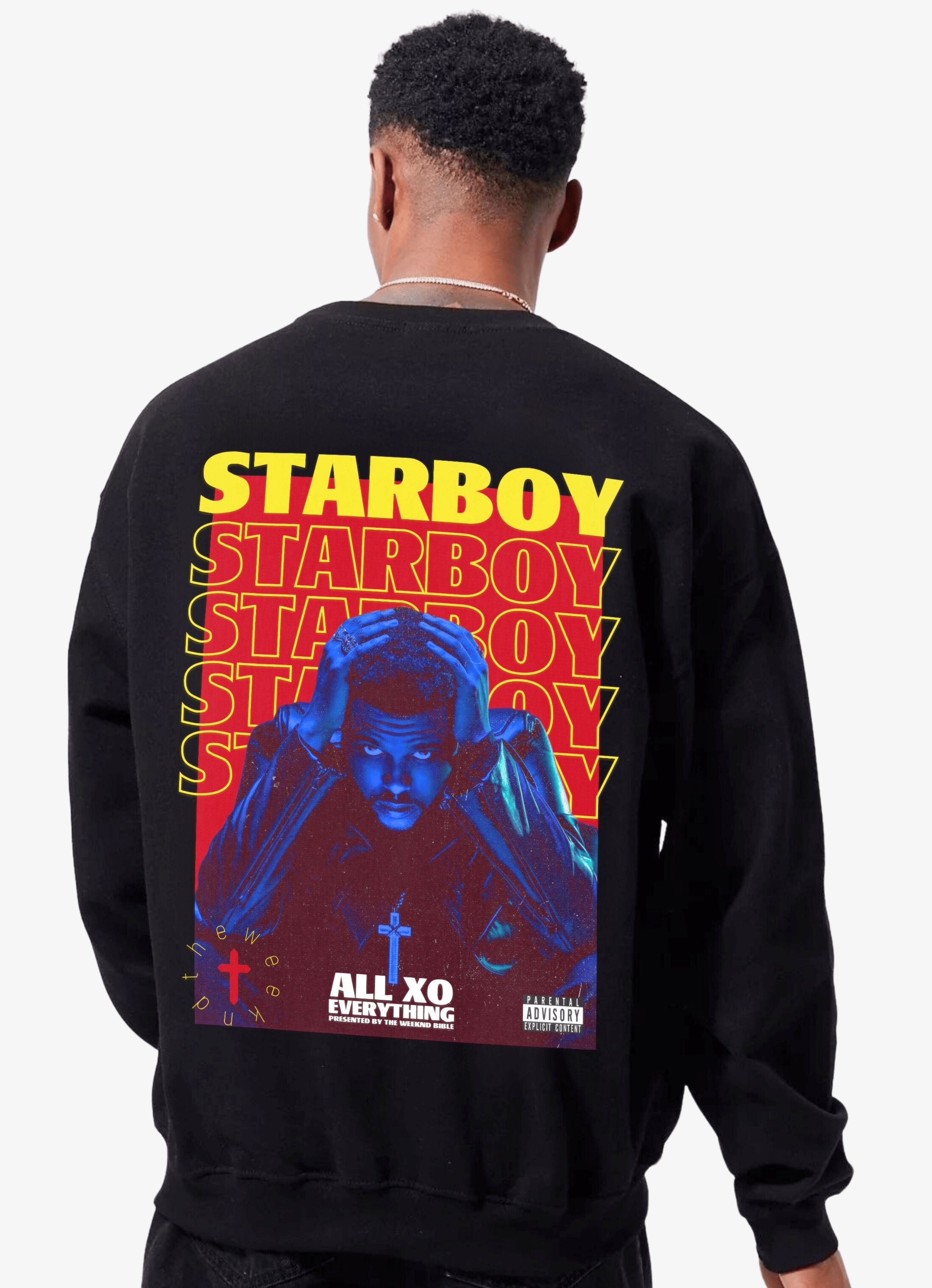 Weeknd Starboy Back Sweatshirt