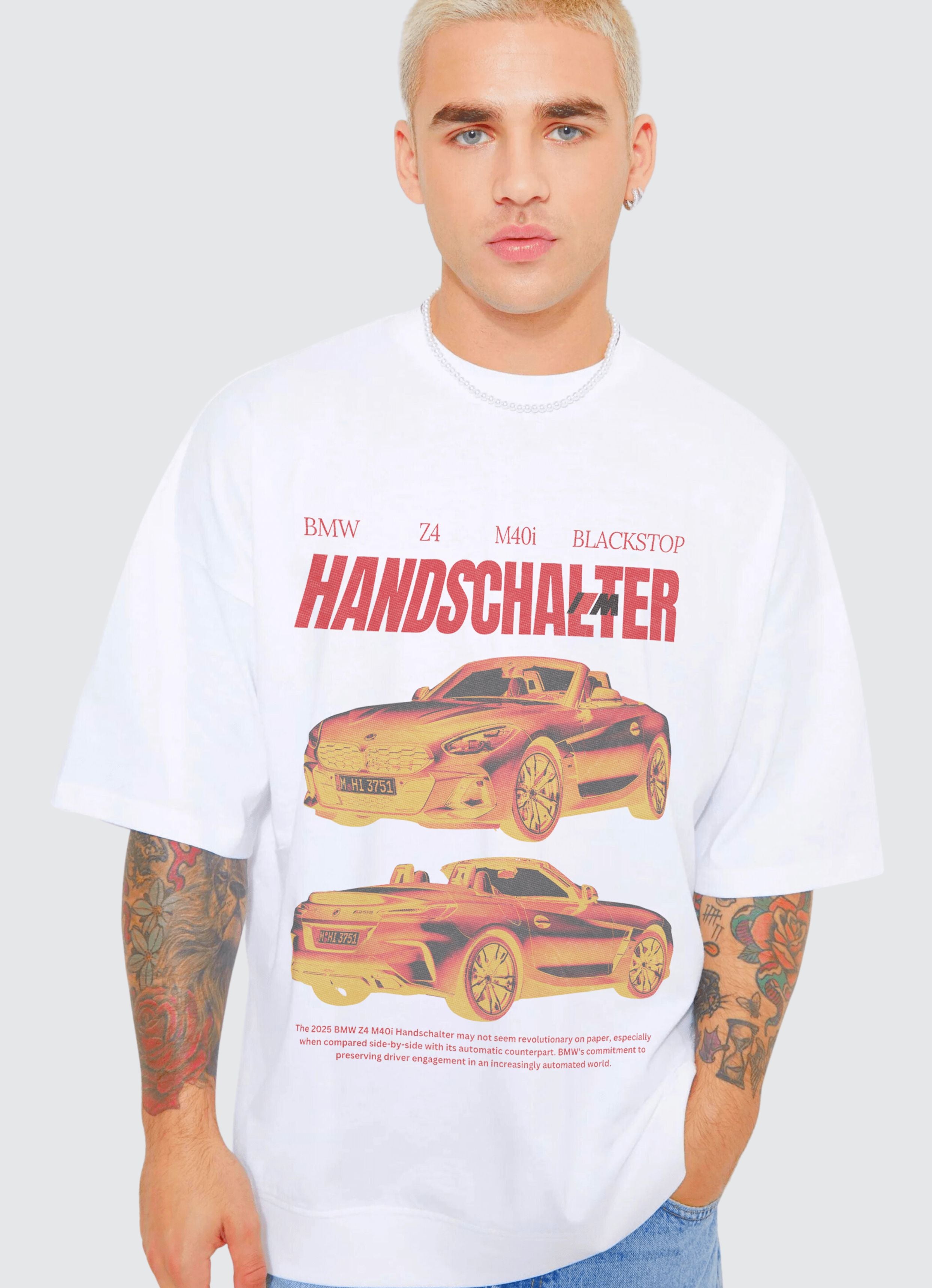 Bmw Handschalter V2 Oversized T-shirt