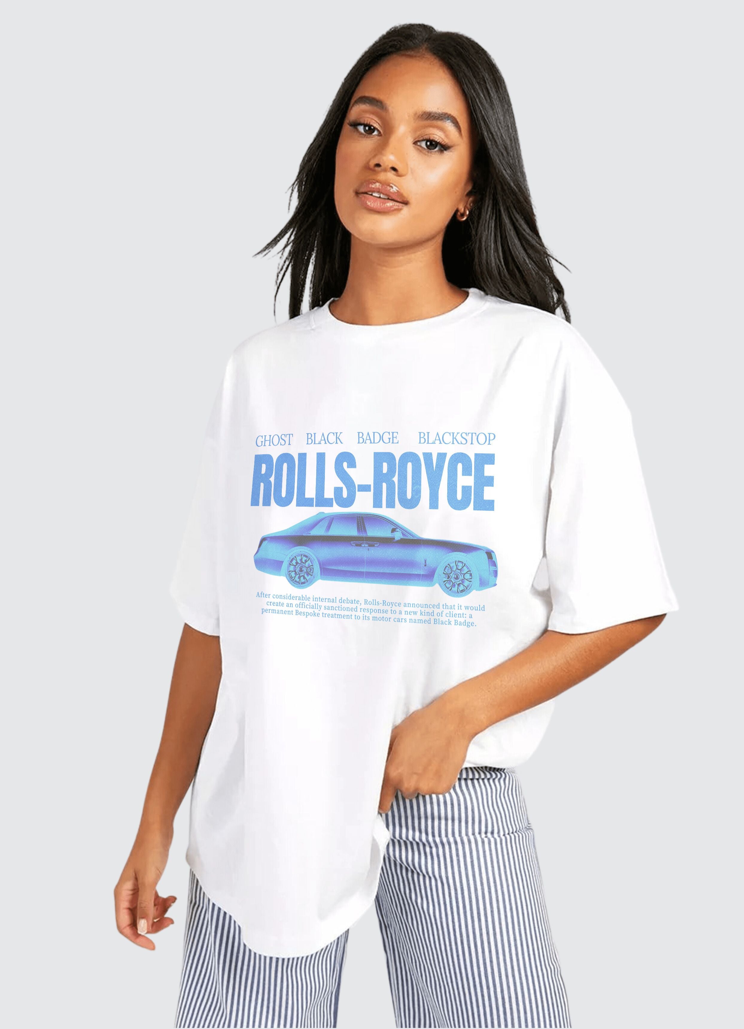 Rolls-Royce Ver 1 White Oversized T-shirt