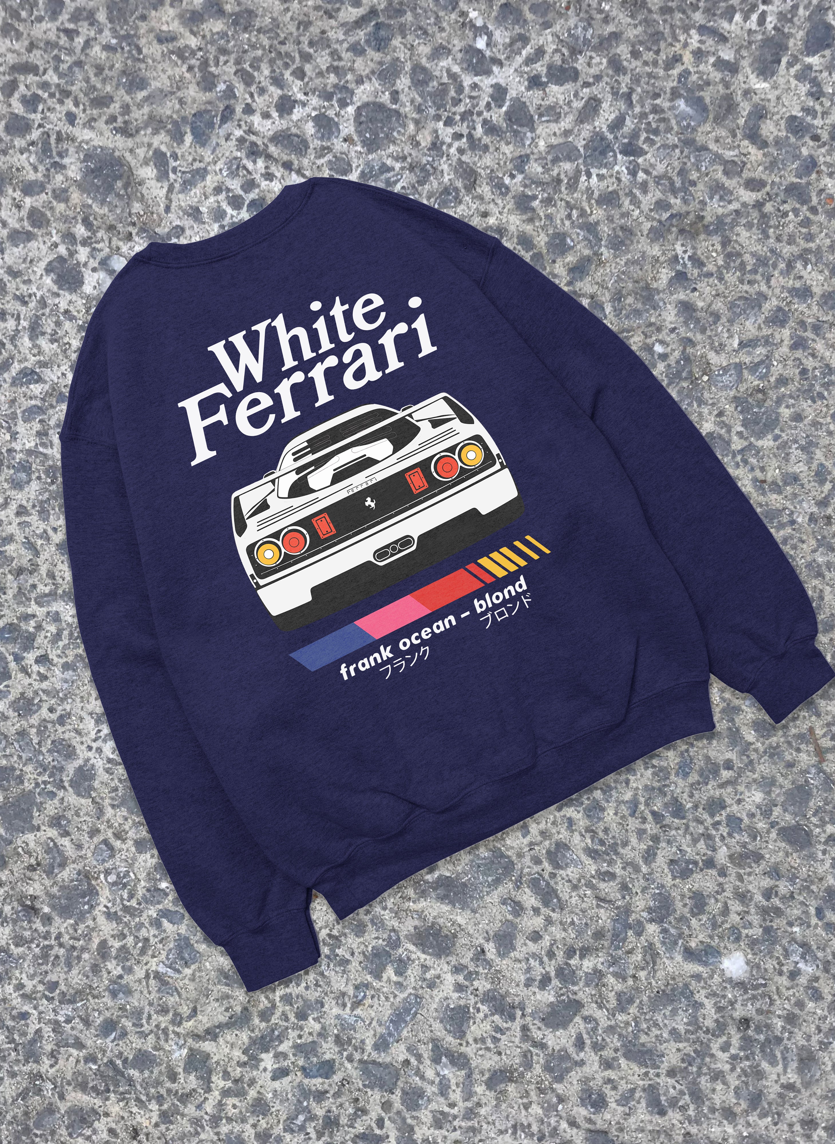 Blonde Ferrari F&B Blue Sweatshirt