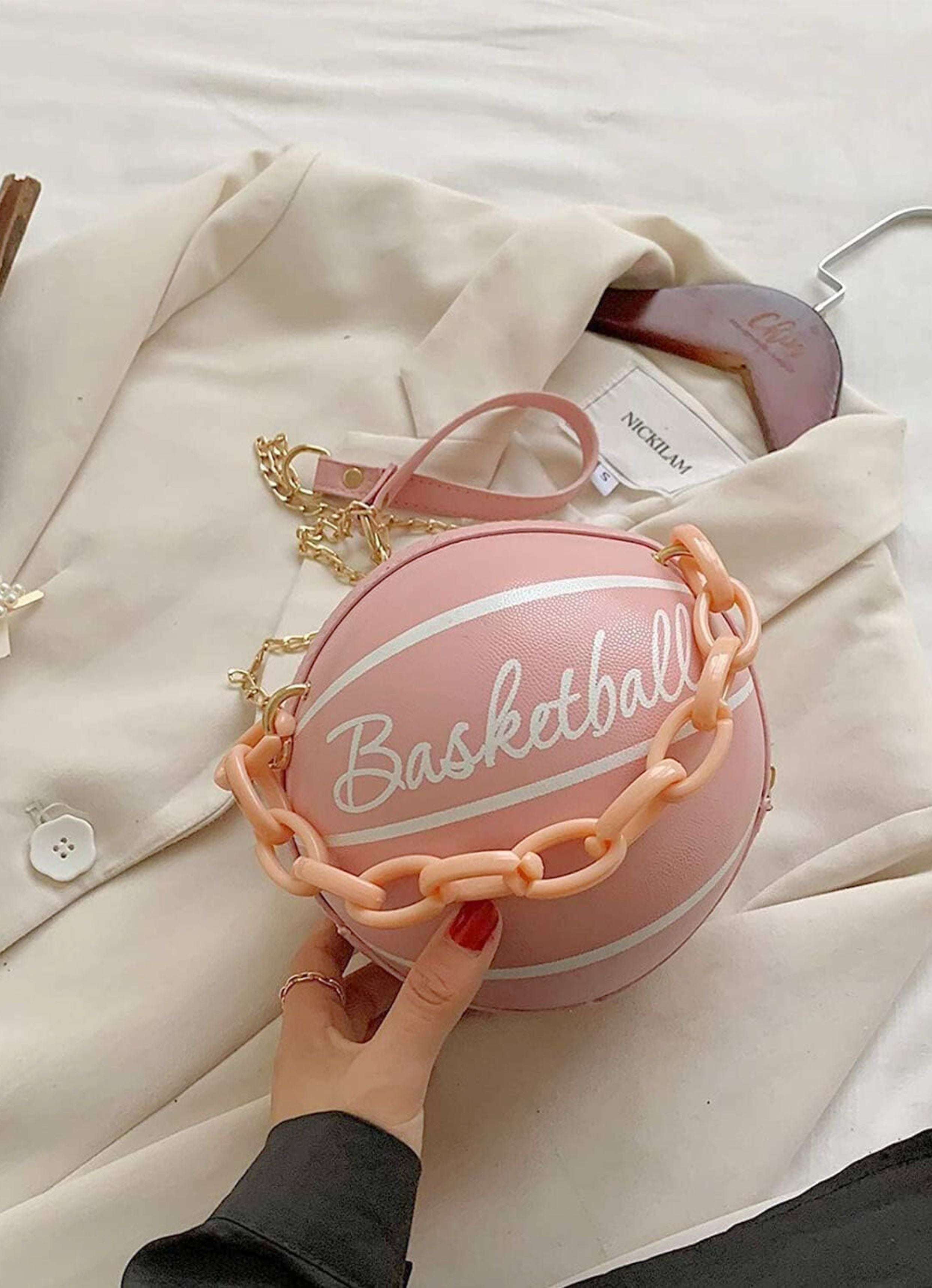 Basketball Pink Bag