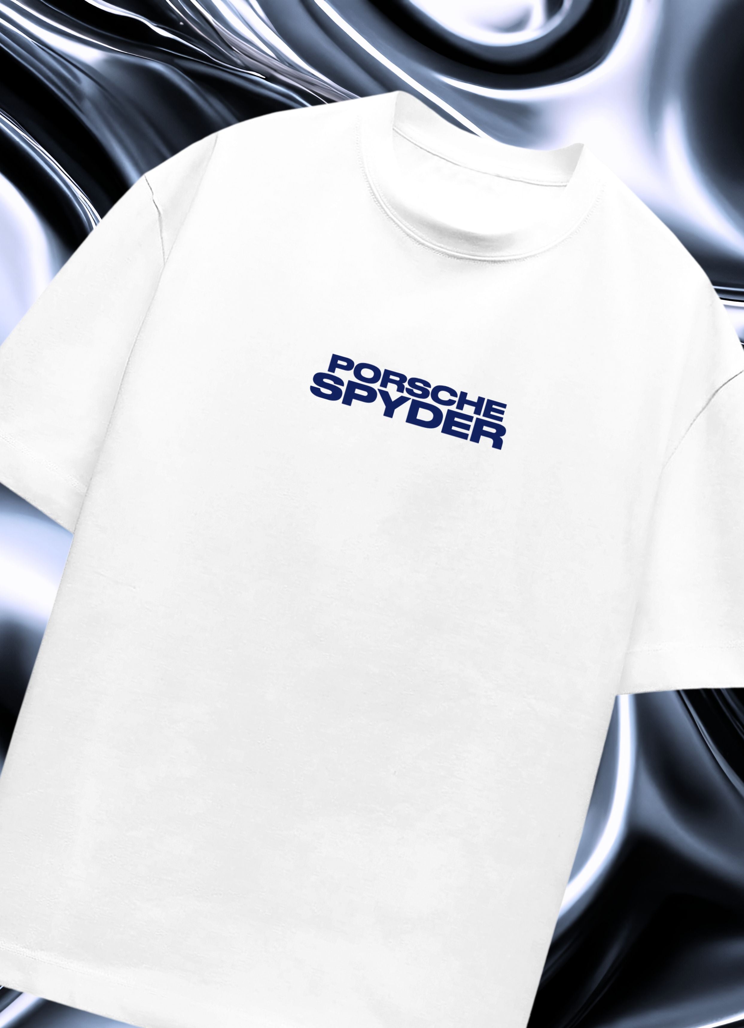 Porsche Spyder F&B White Oversized Tshirt