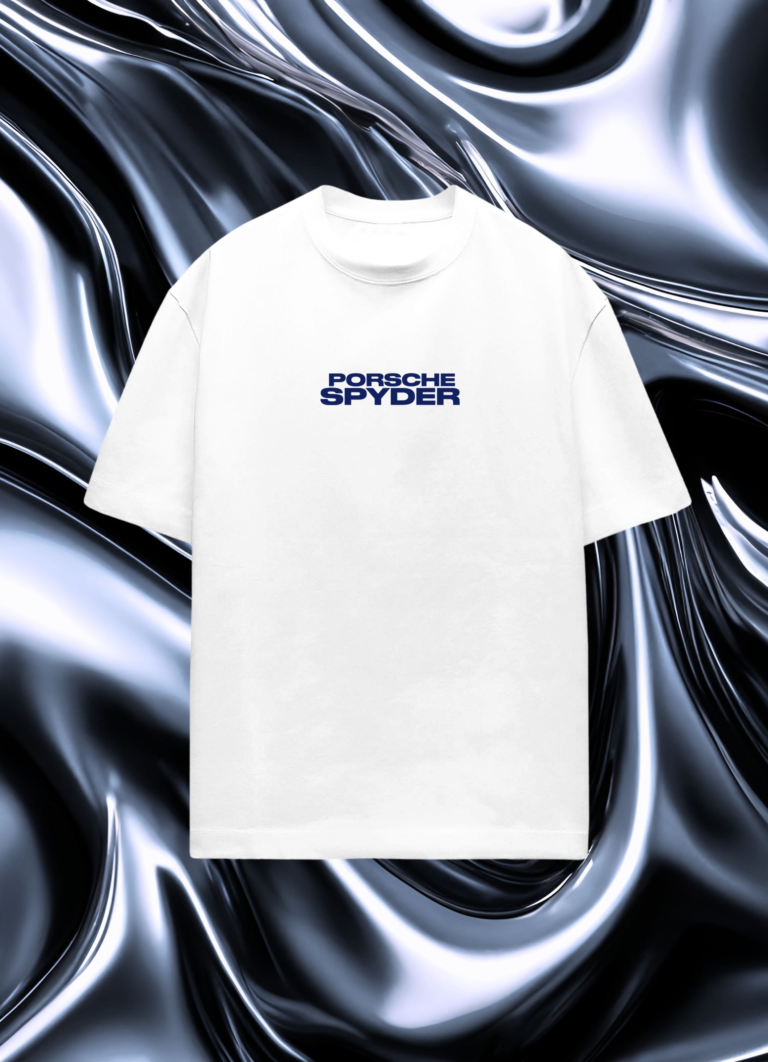 Porsche Spyder F&B White Oversized Tshirt