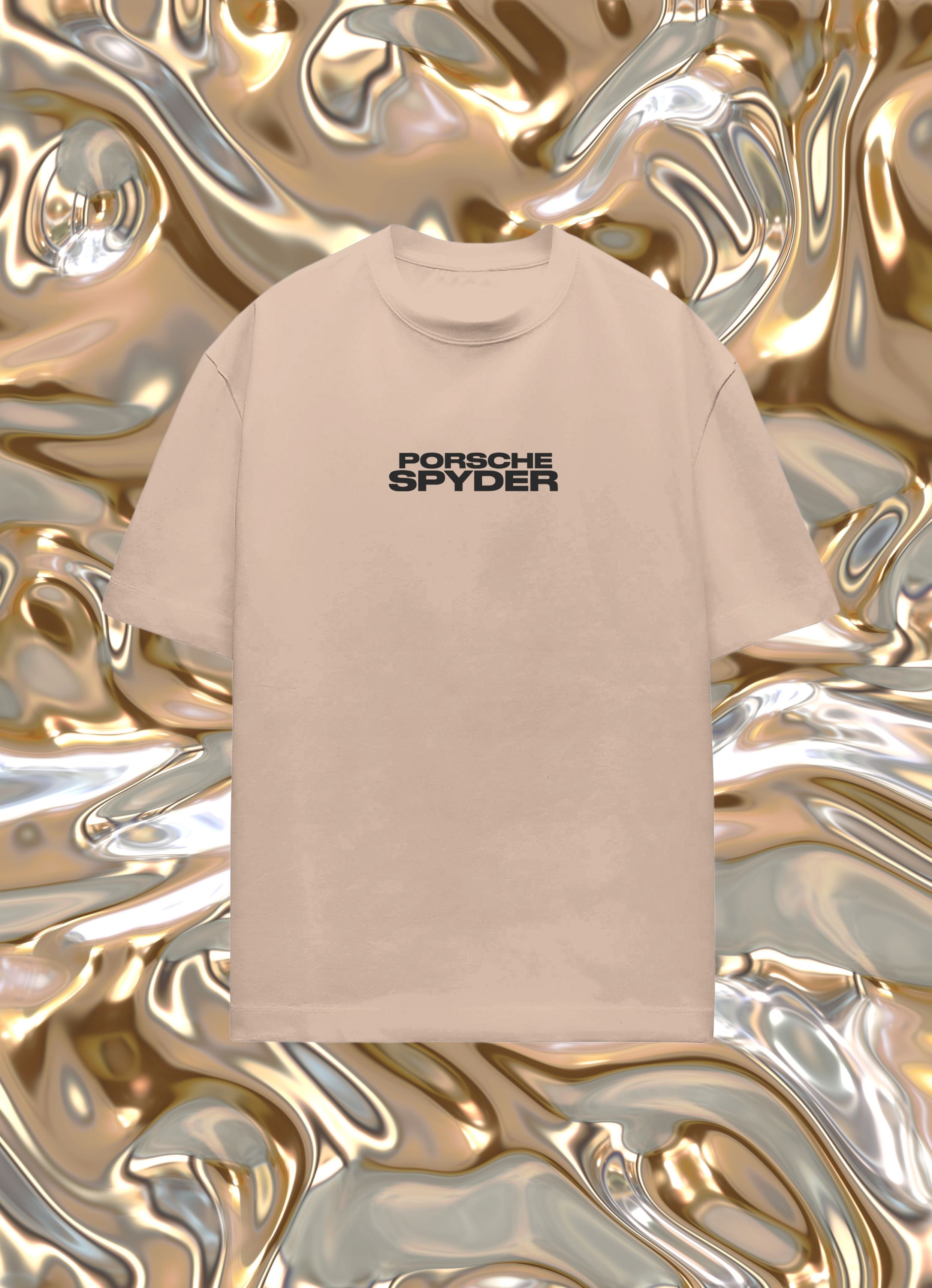 Porsche Spyder F&B Taupe Oversized Tshirt