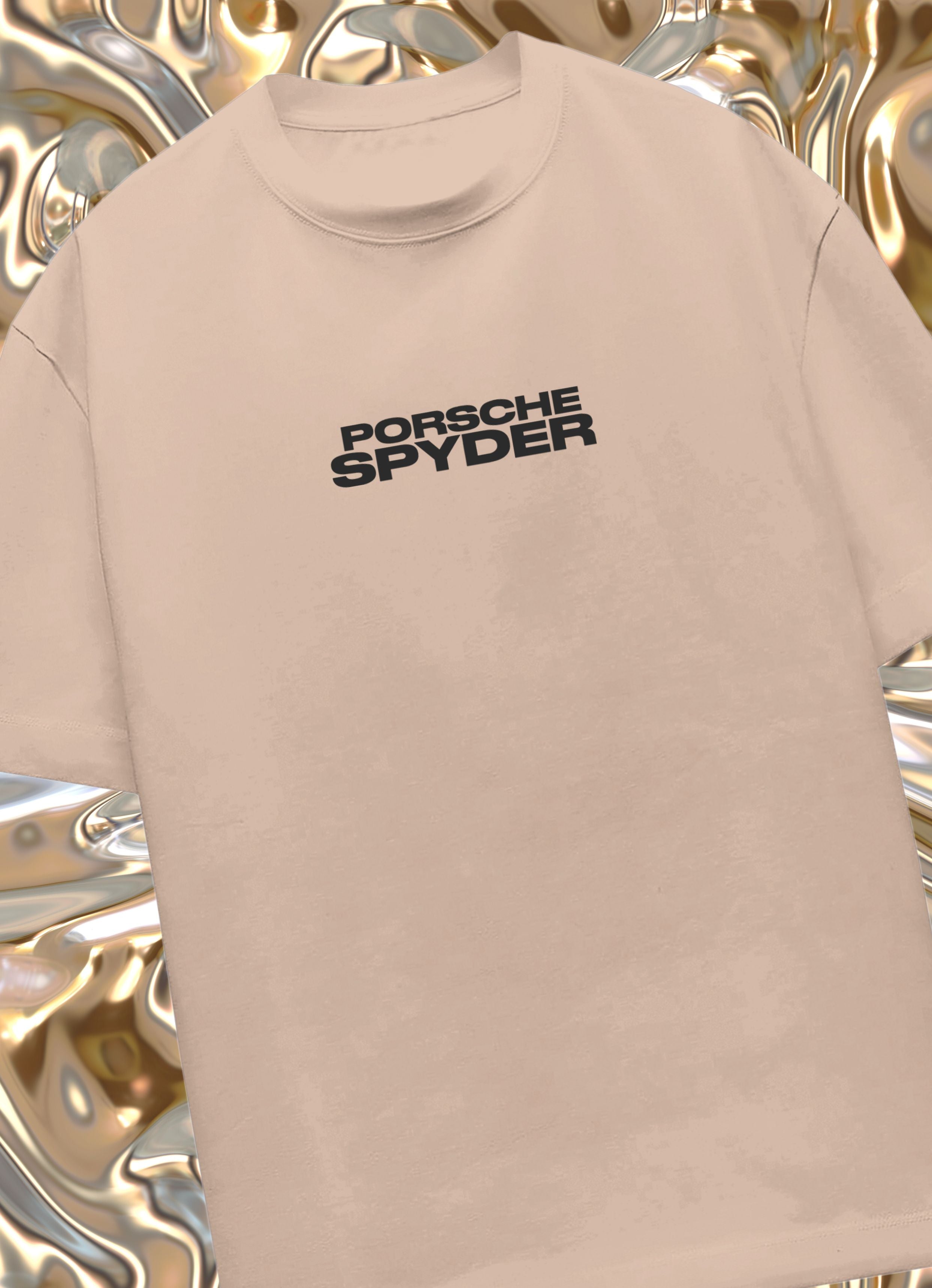 Porsche Spyder F&B Taupe Oversized Tshirt