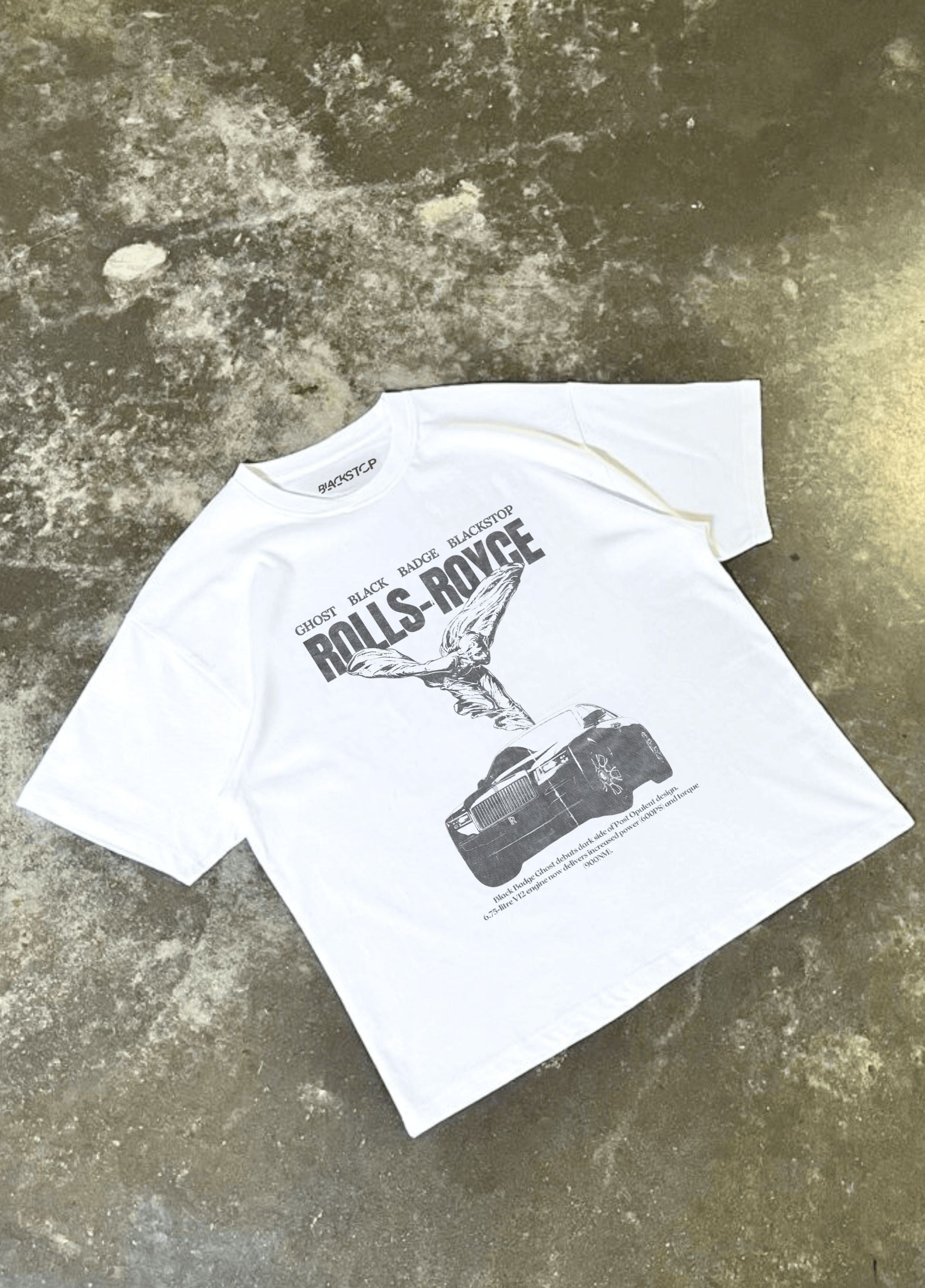 Rolls-Royce Angel White Oversized T-shirt