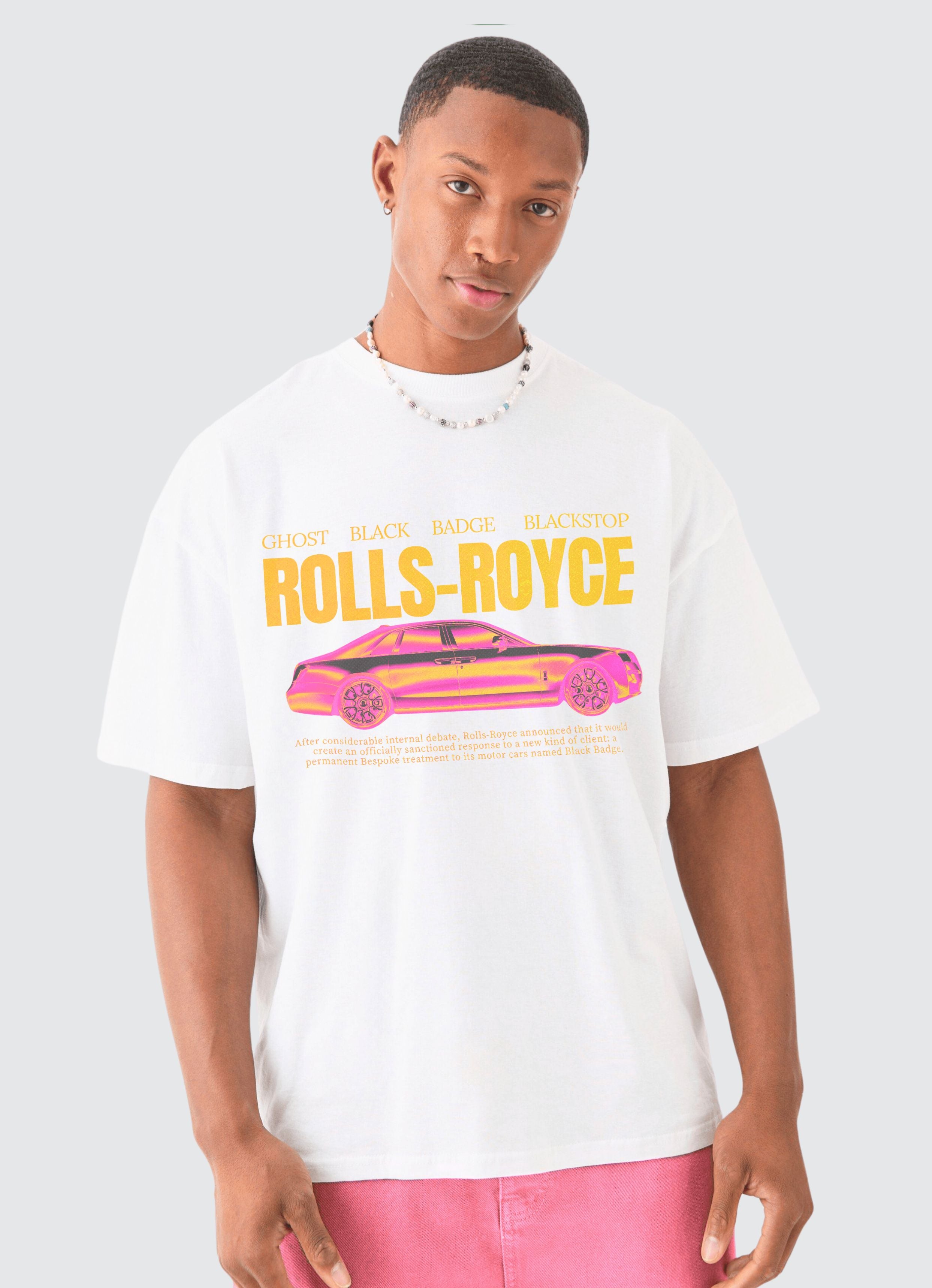 Rolls-Royce Ver 2 White Oversized T-shirt