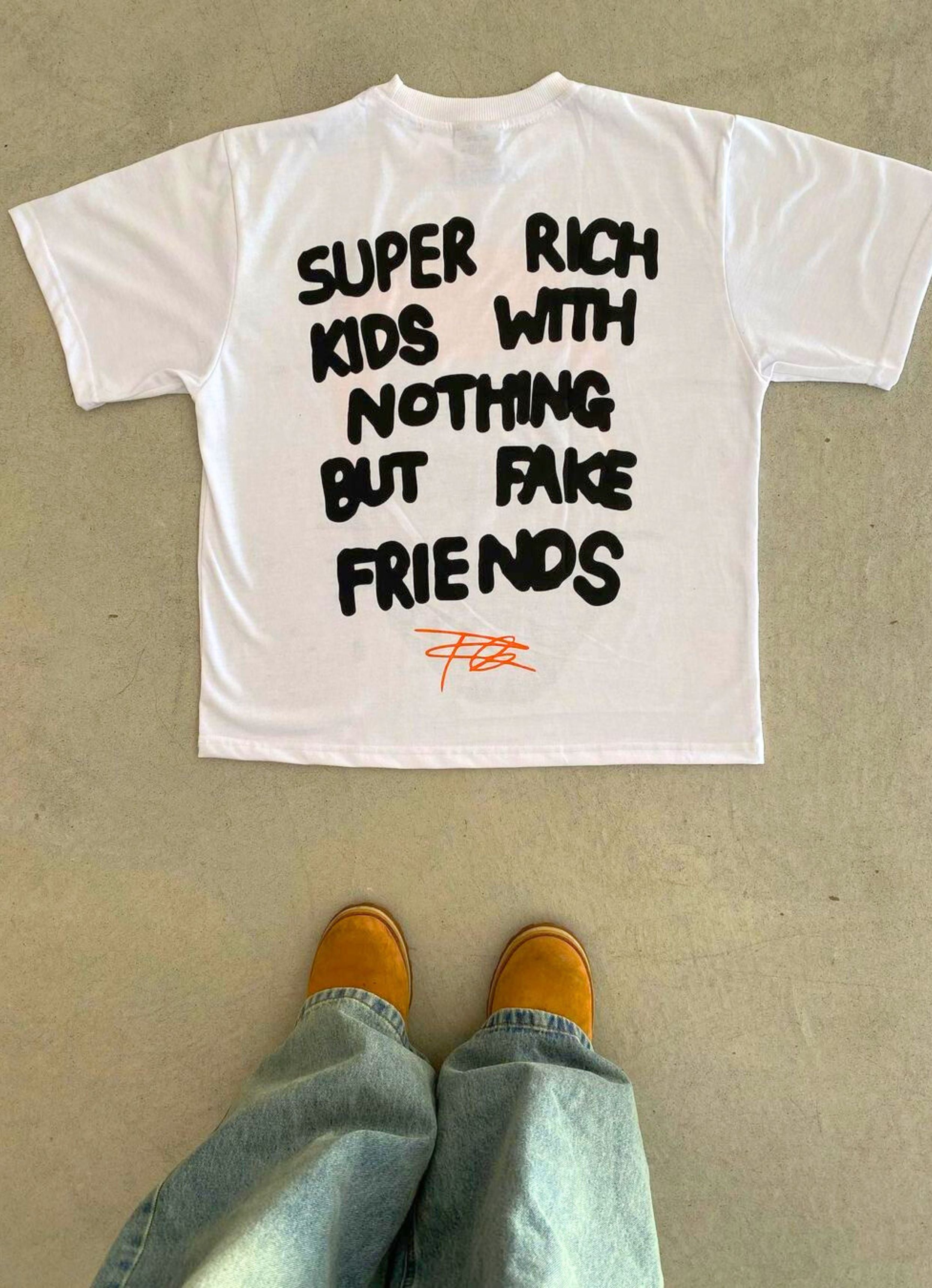 Frank ocean Orange Kitty Oversized Tshirt