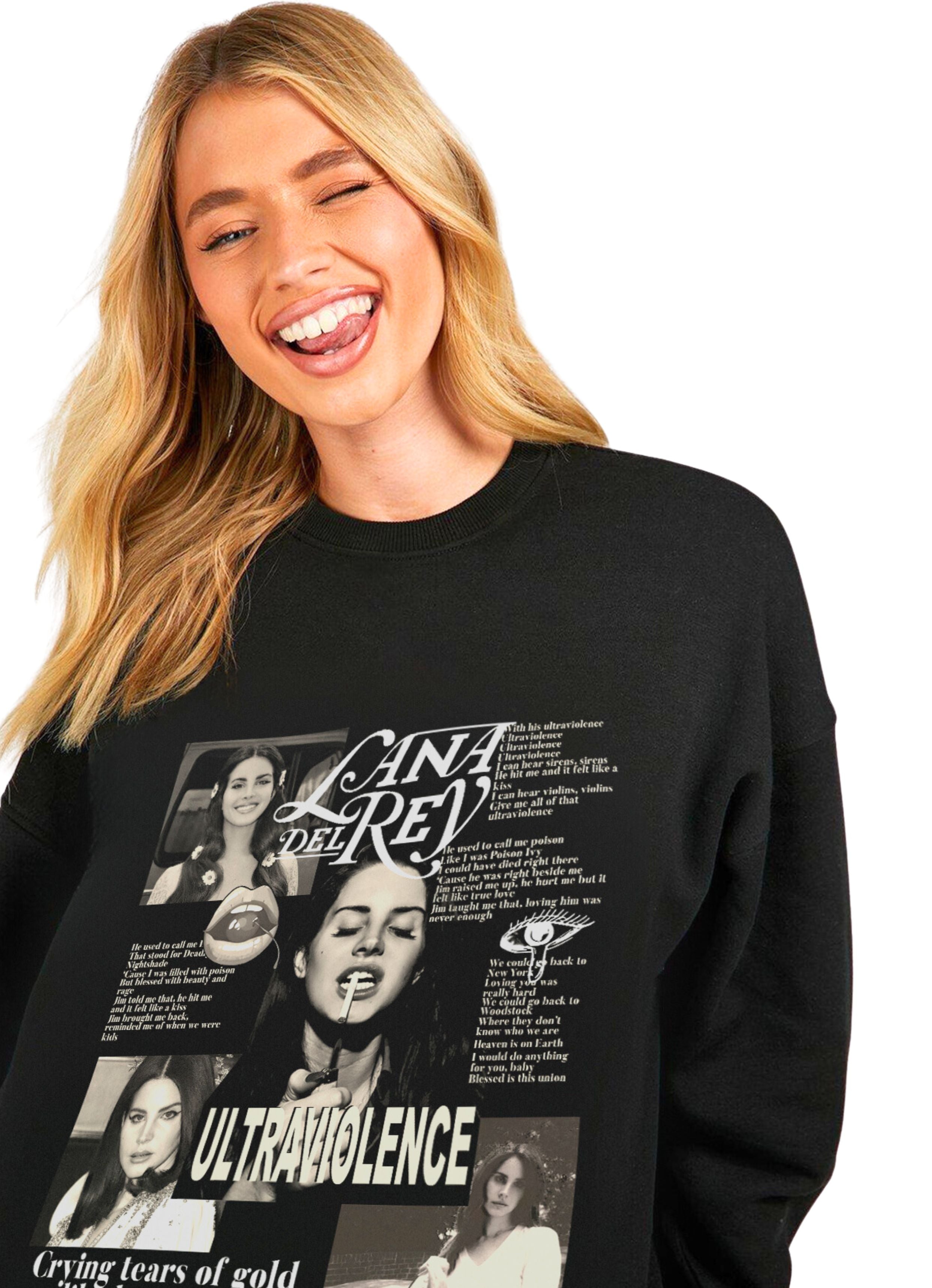 Lana Del Rey Sweatshirt #01 - S / Black