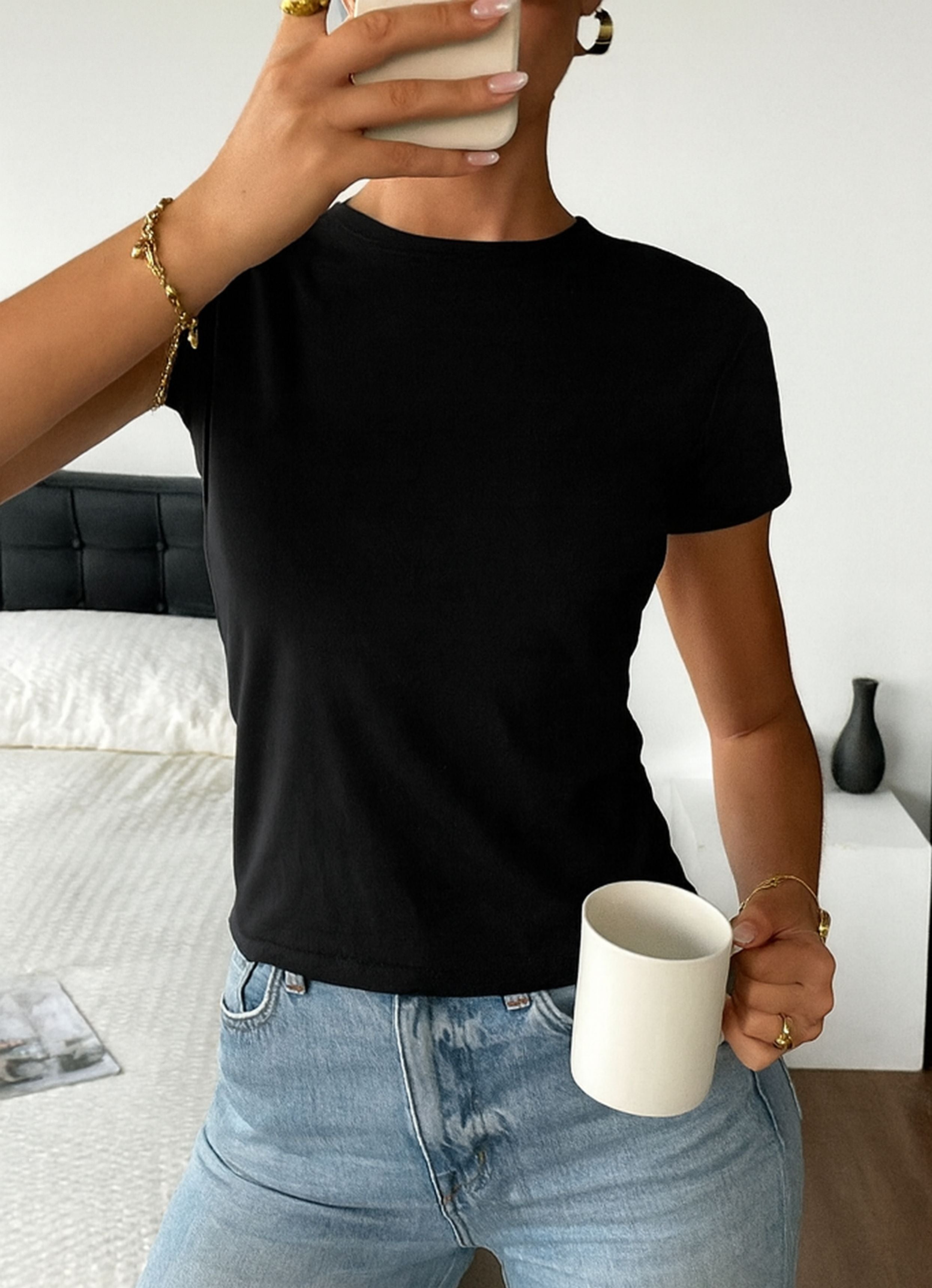 Basic Regular Fit Unisex - Black