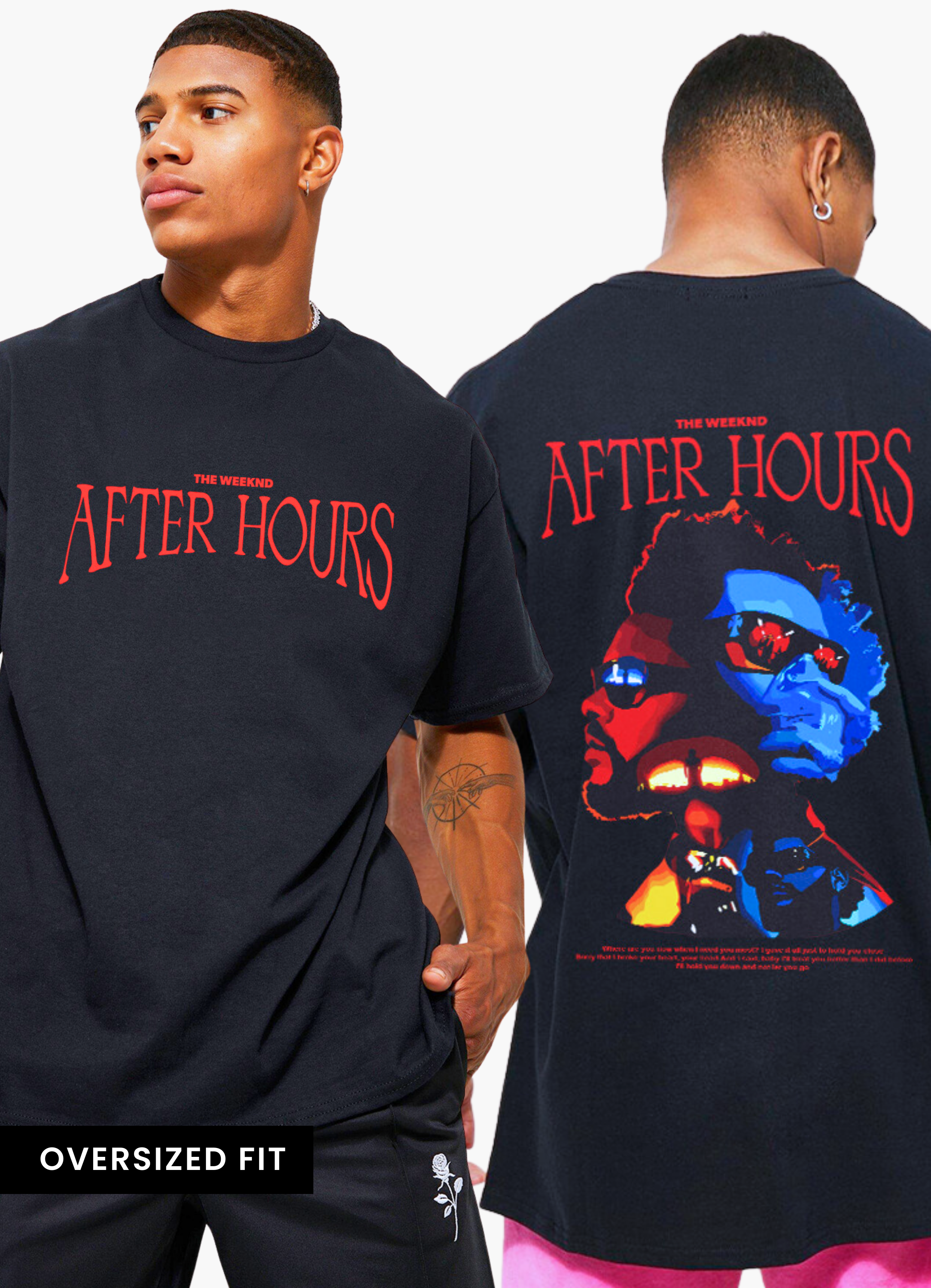 The Weeknd After Hours F&B Oversized Tshirt