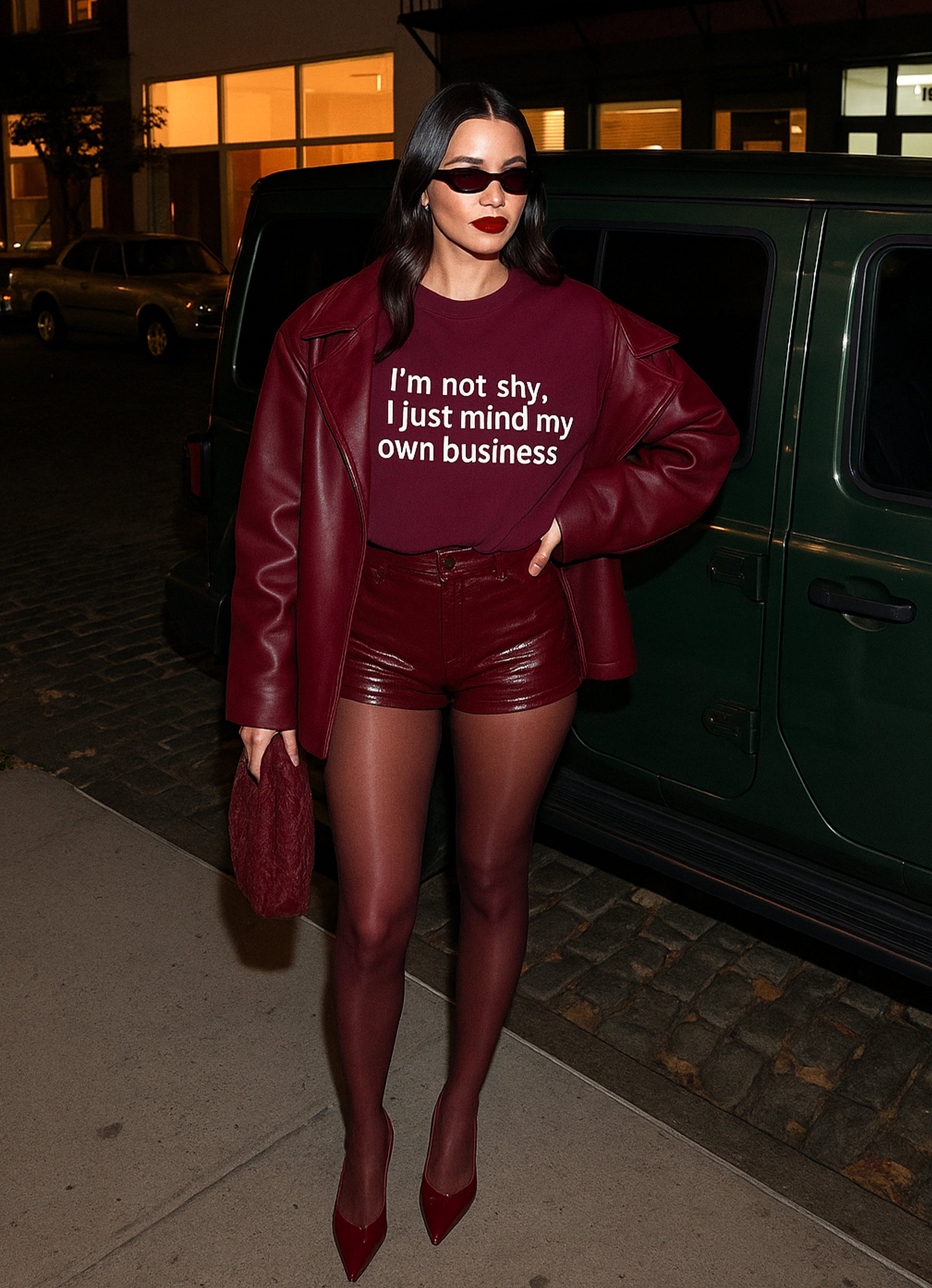 I'm not Shy Oversized Tshirt