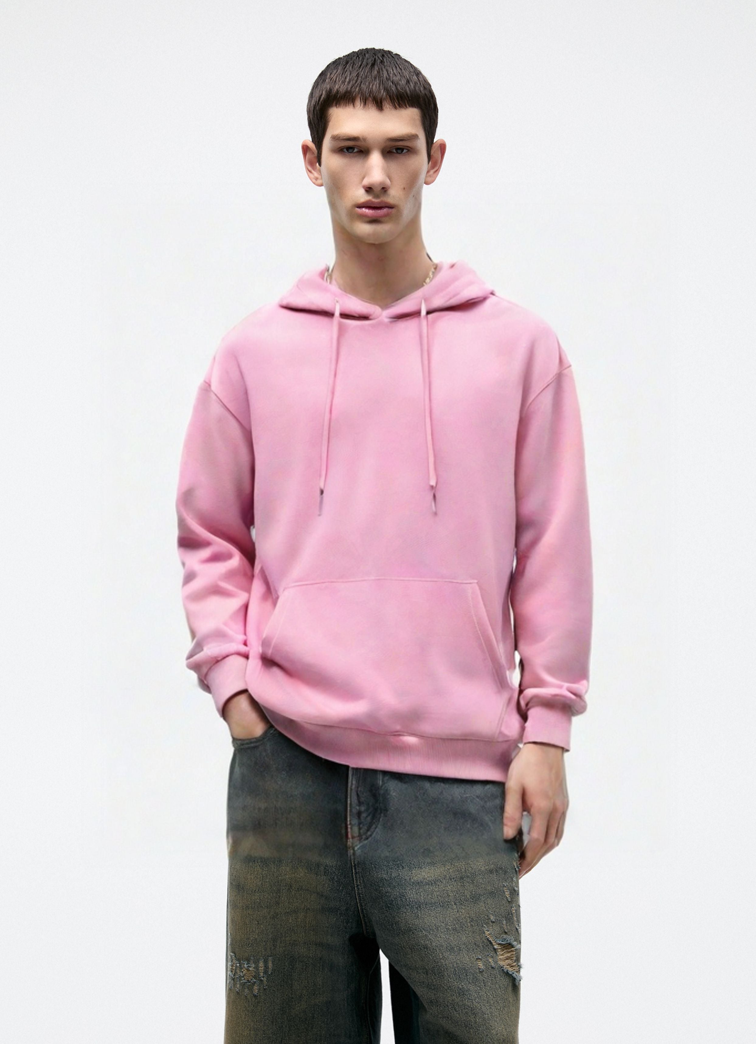 Basic Hoodie - Baby Pink