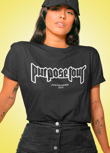 Justin Bieber - Purpose Tour 2016 Women Tshirt