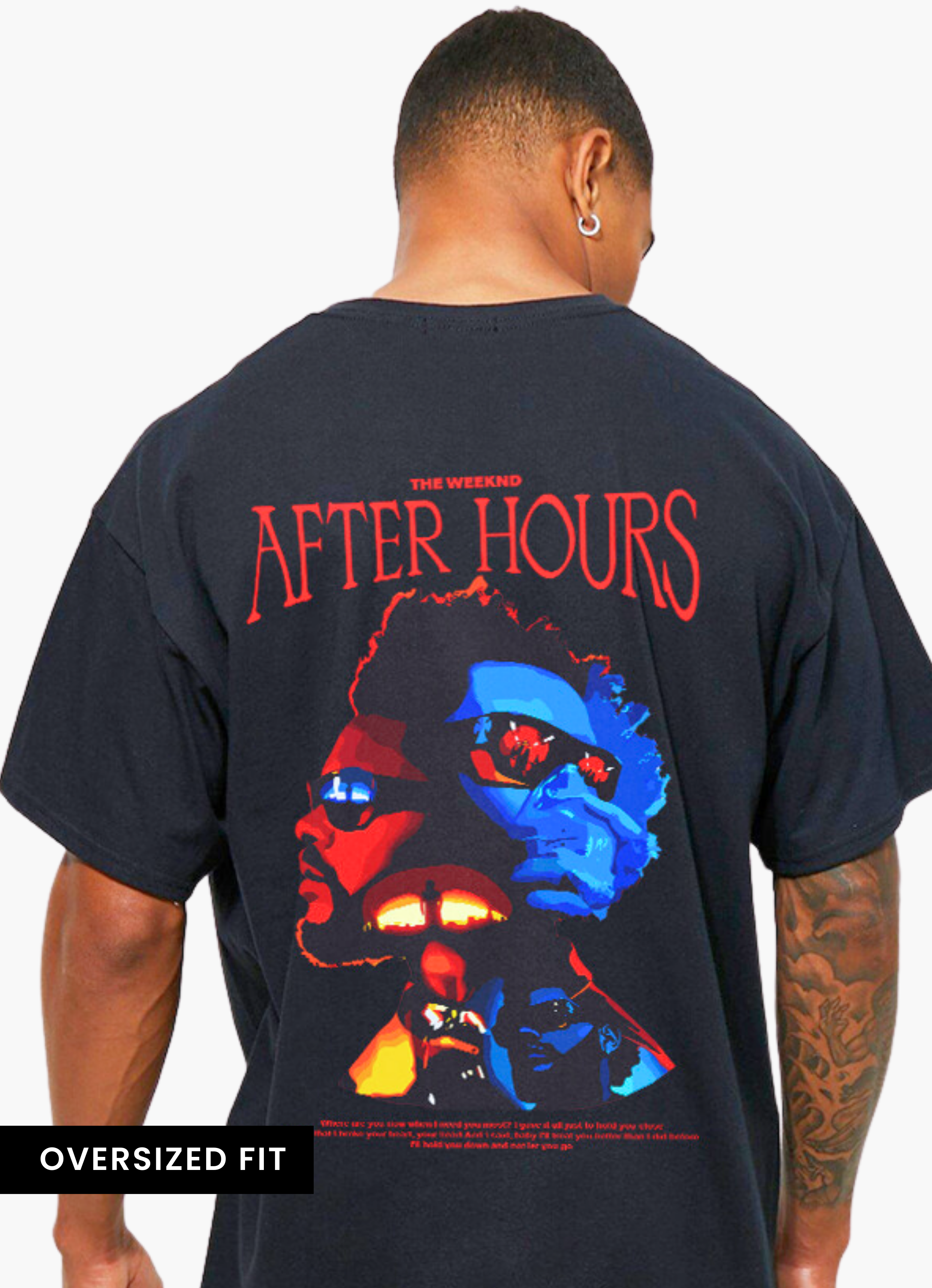 The Weeknd After Hours F&B Oversized Tshirt
