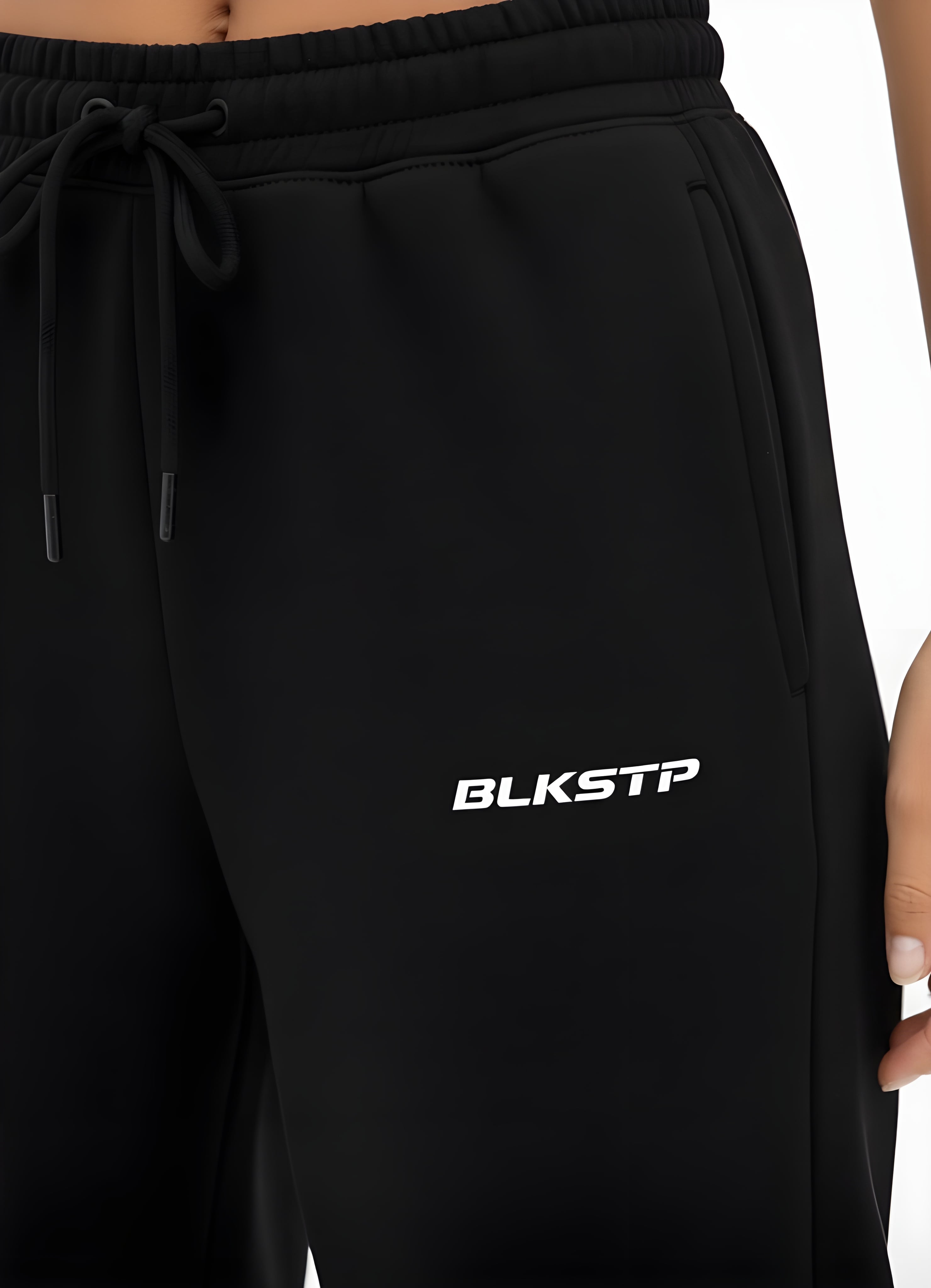 Black Wide Leg Sweatpant | Unisex