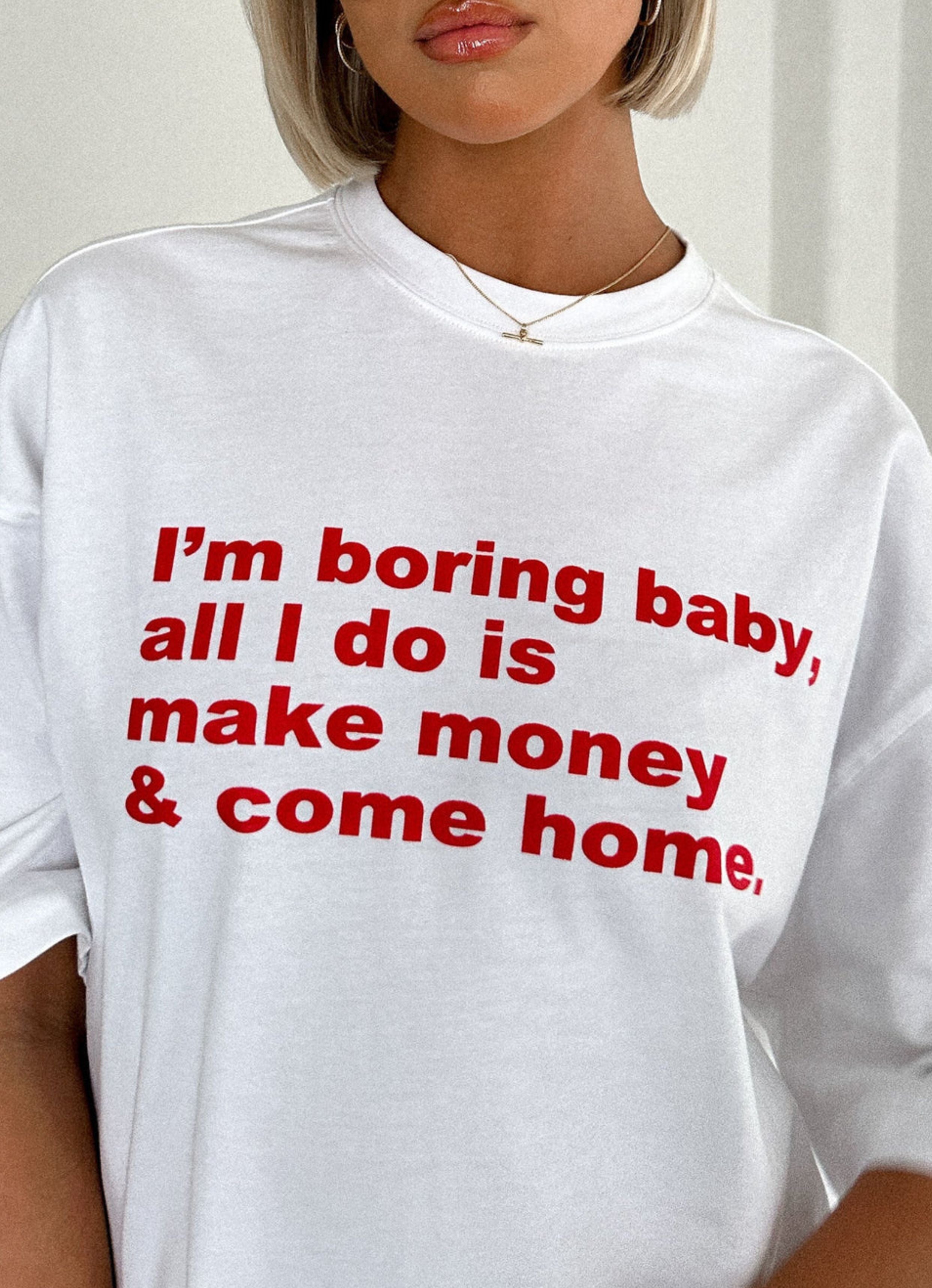 I'm Bored Baby Oversized Tshirt